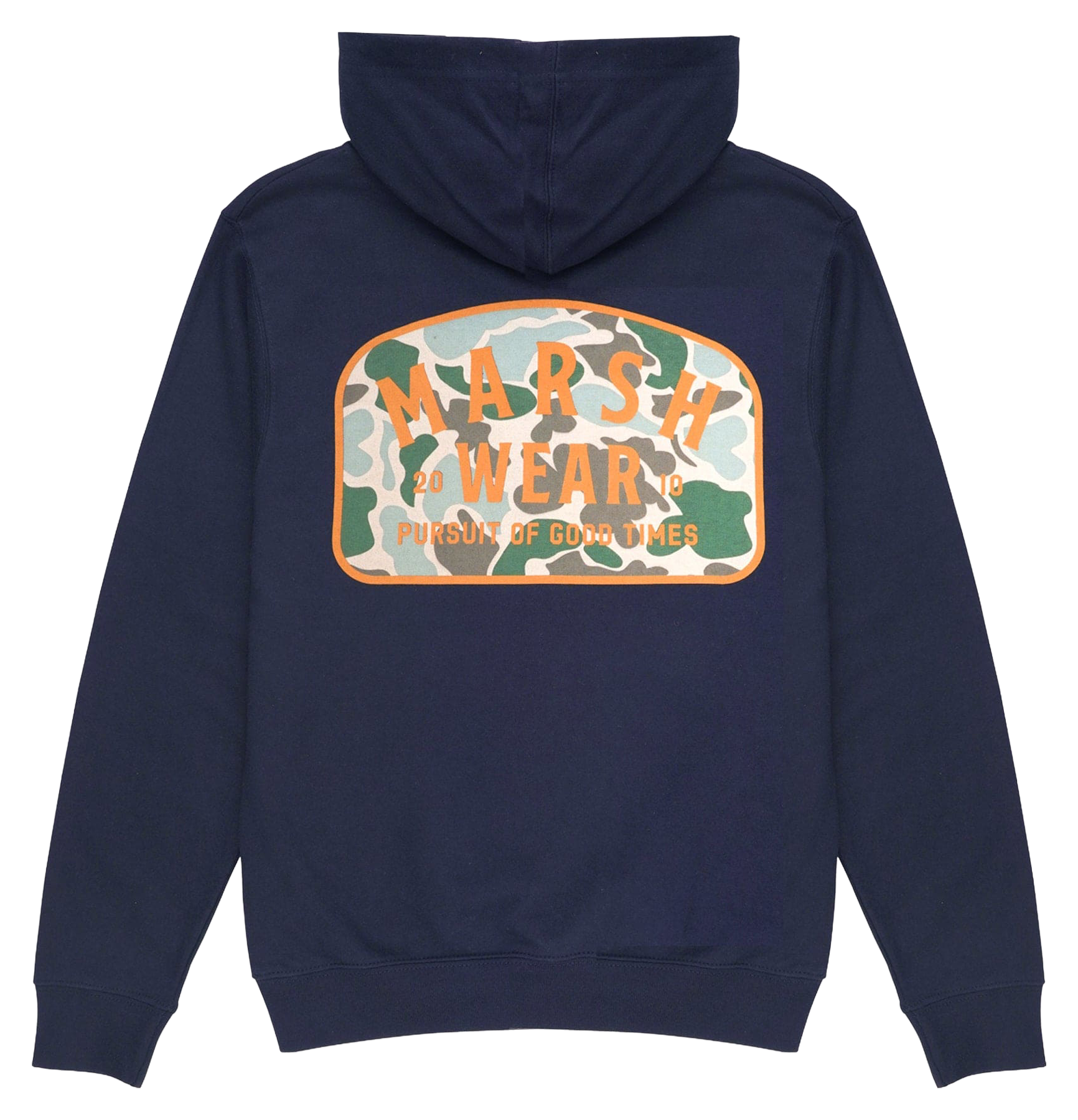 Image of Marsh Wear Alton Camo Hoodie for Kids - Navy