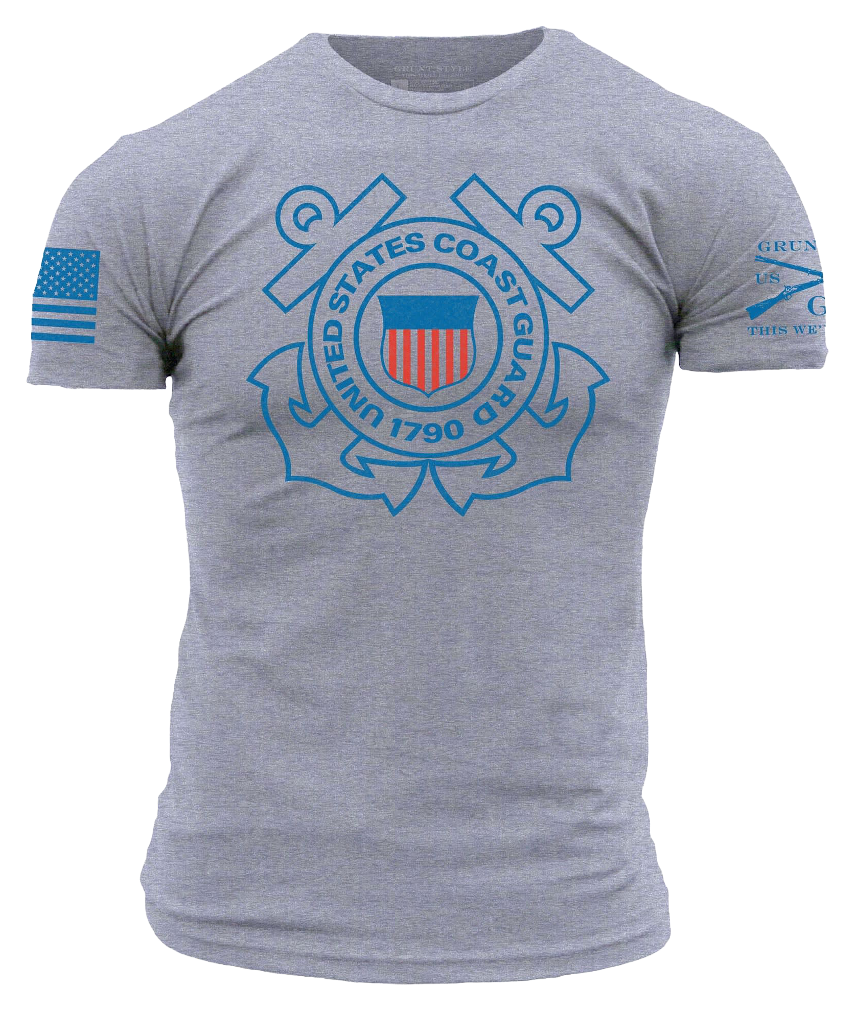 Image of Grunt Style USCG Logo Short-Sleeve T-Shirt