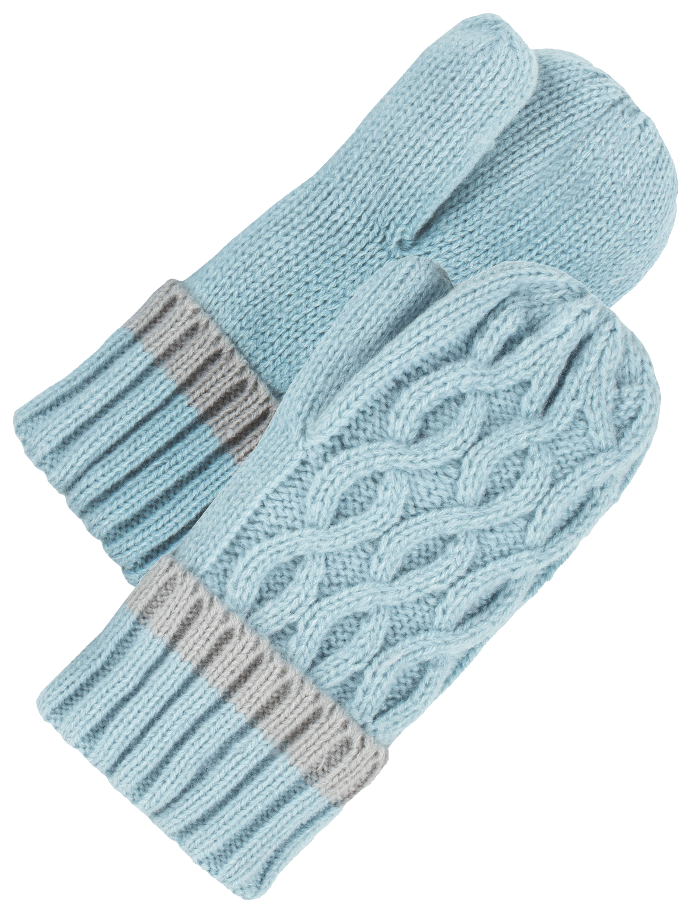 Image of Heat Holders Ice Palace Mittens for Toddlers - Canal Blue