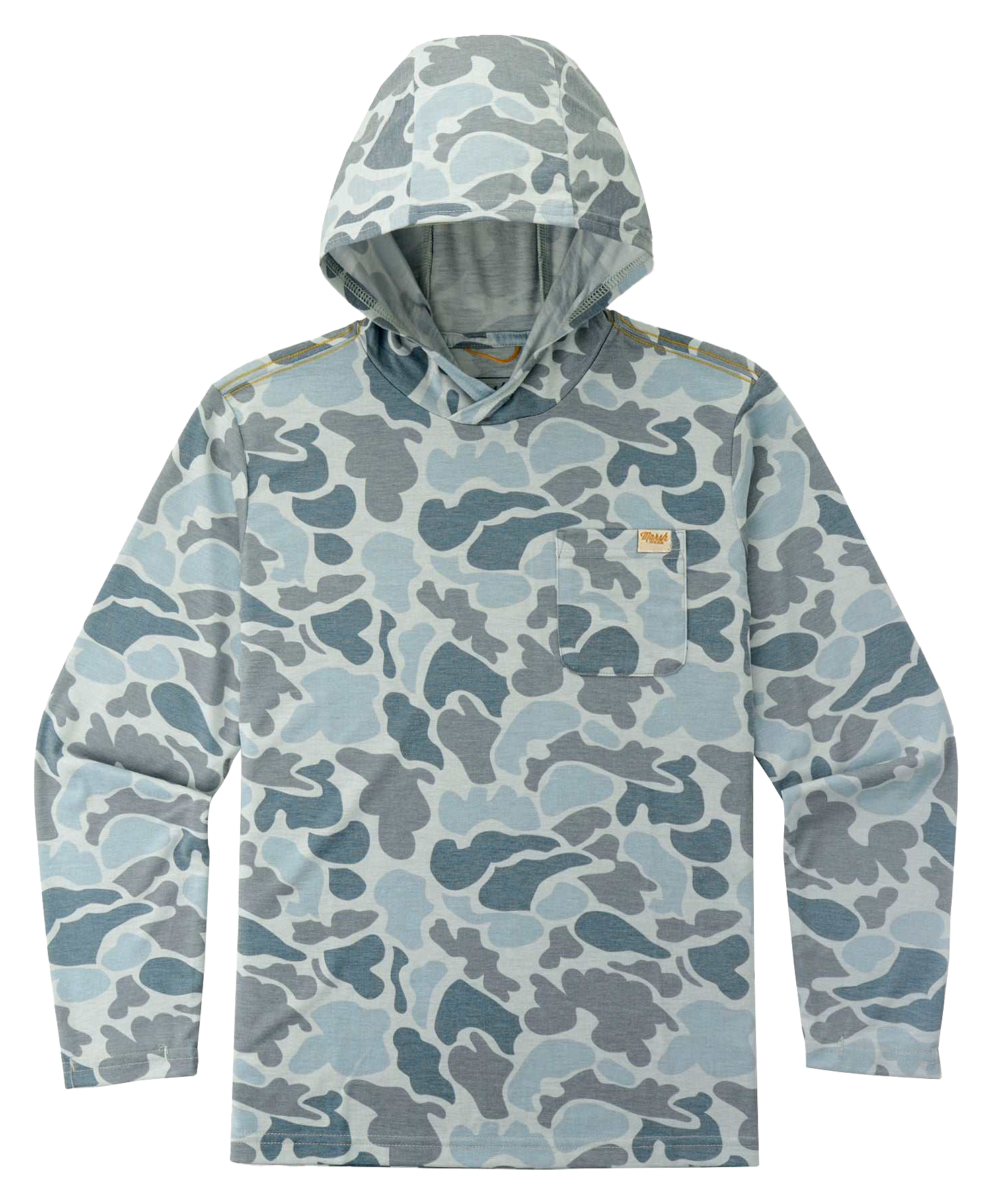 Image of Marsh Wear Buxton Tech Hoodie for Kids - Silver Mallard Camo