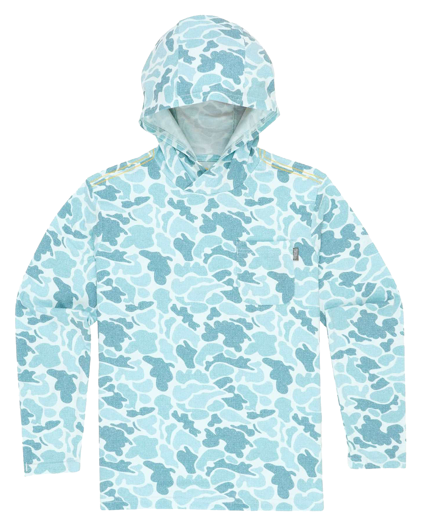 Marsh Wear Buxton Tech Hoodie for Youth - Teal Camo - XL