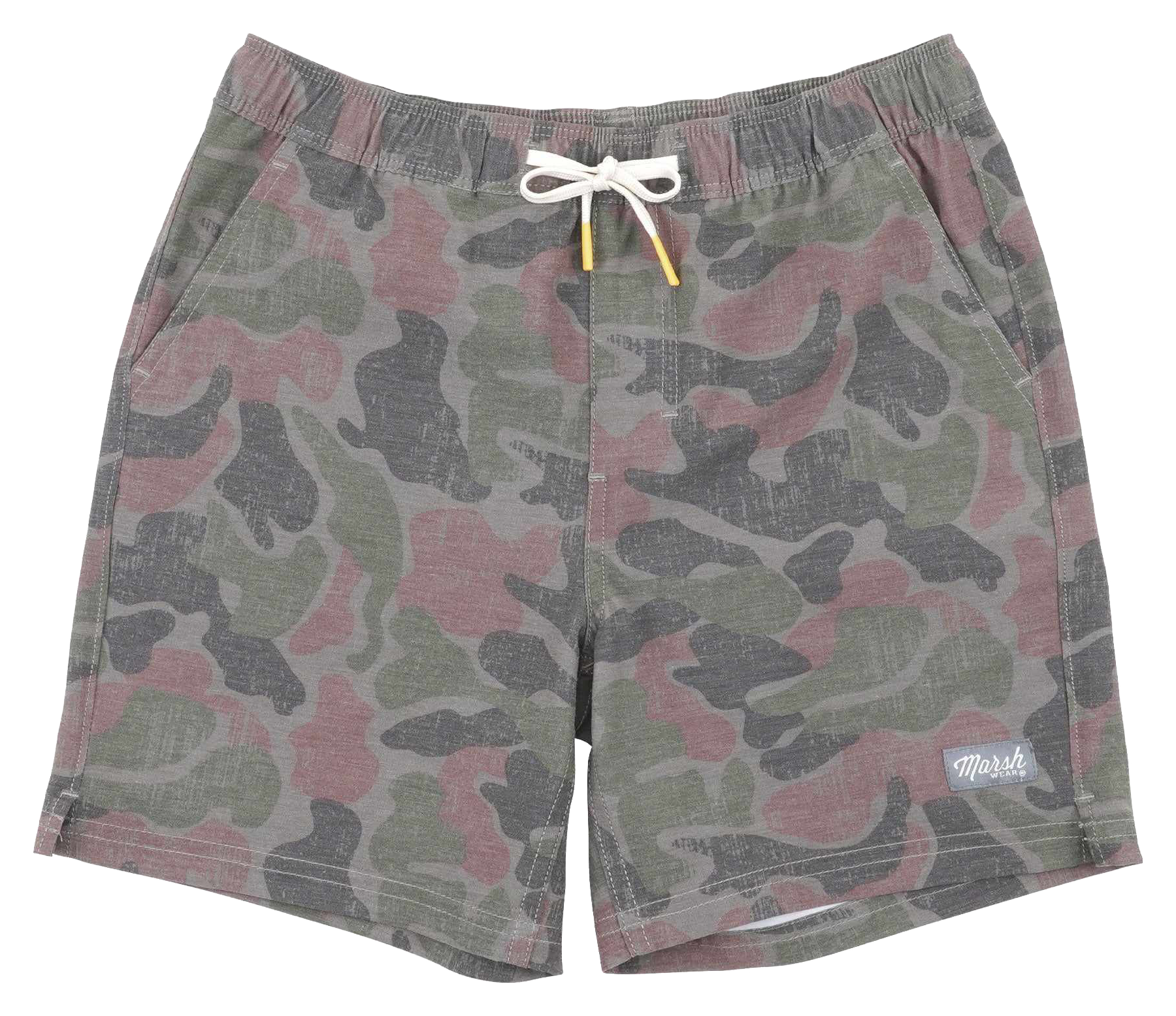 Image of Marsh Wear Fulton Volley Shorts for Kids - Rock Copahee Camo