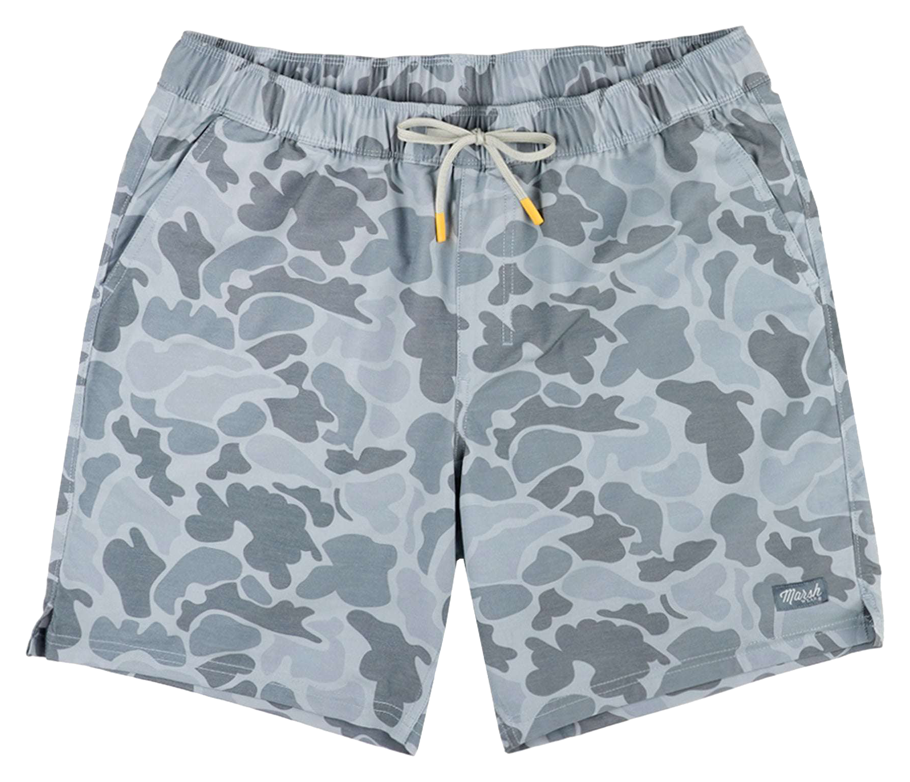 Image of Marsh Wear Fulton Volley Shorts for Kids - Gray Mallard Camo
