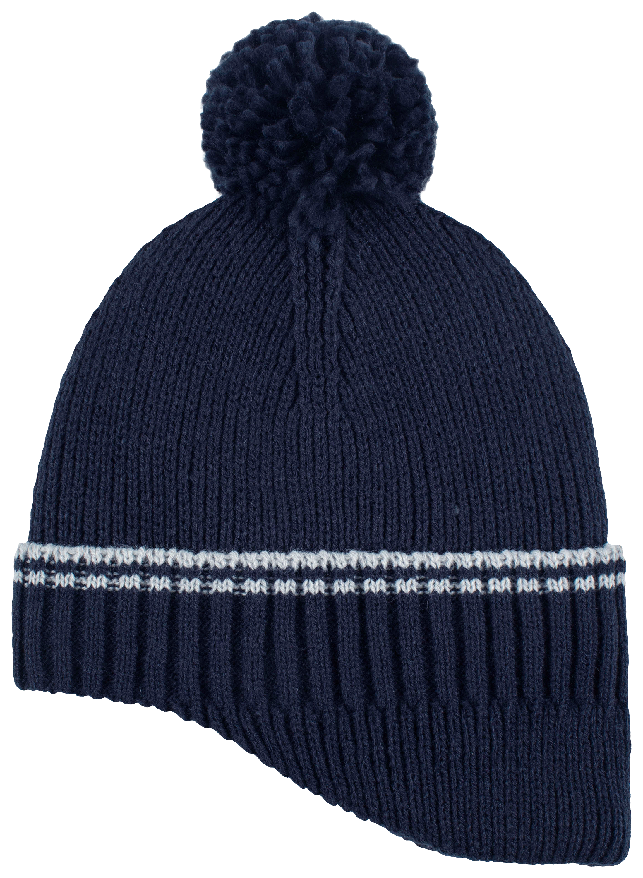 Image of Heat Holders Patrol Turnover Contoured Pom Beanie for Toddlers