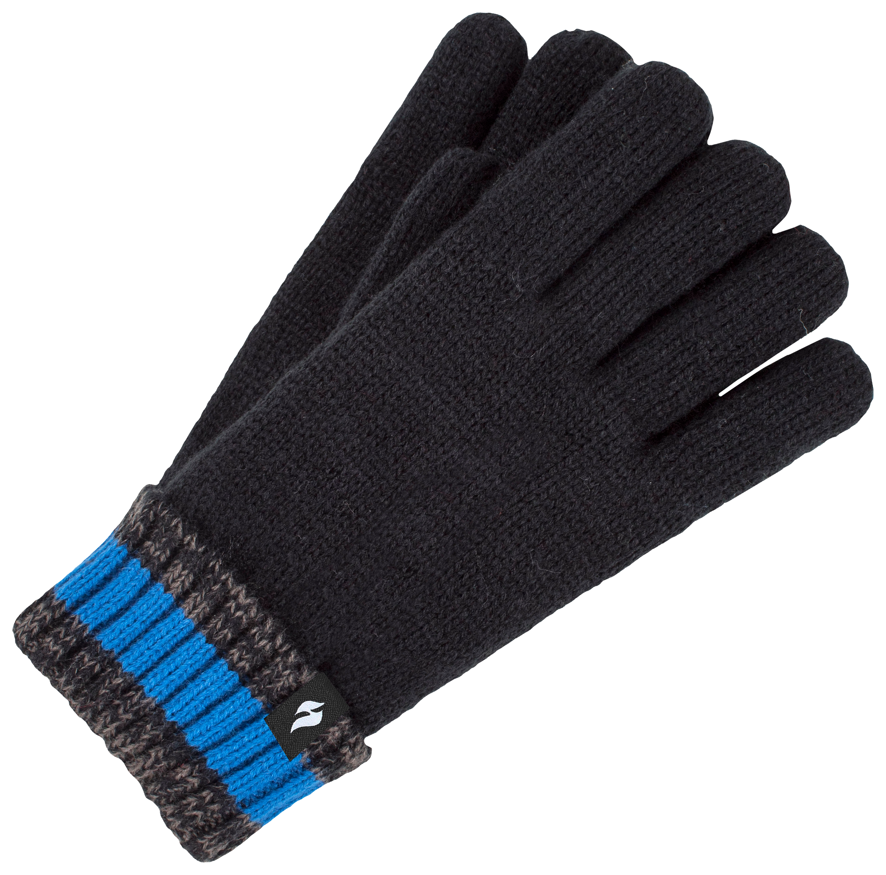 Image of Heat Holders Discovery Winter Gloves for Kids - Black/Blue