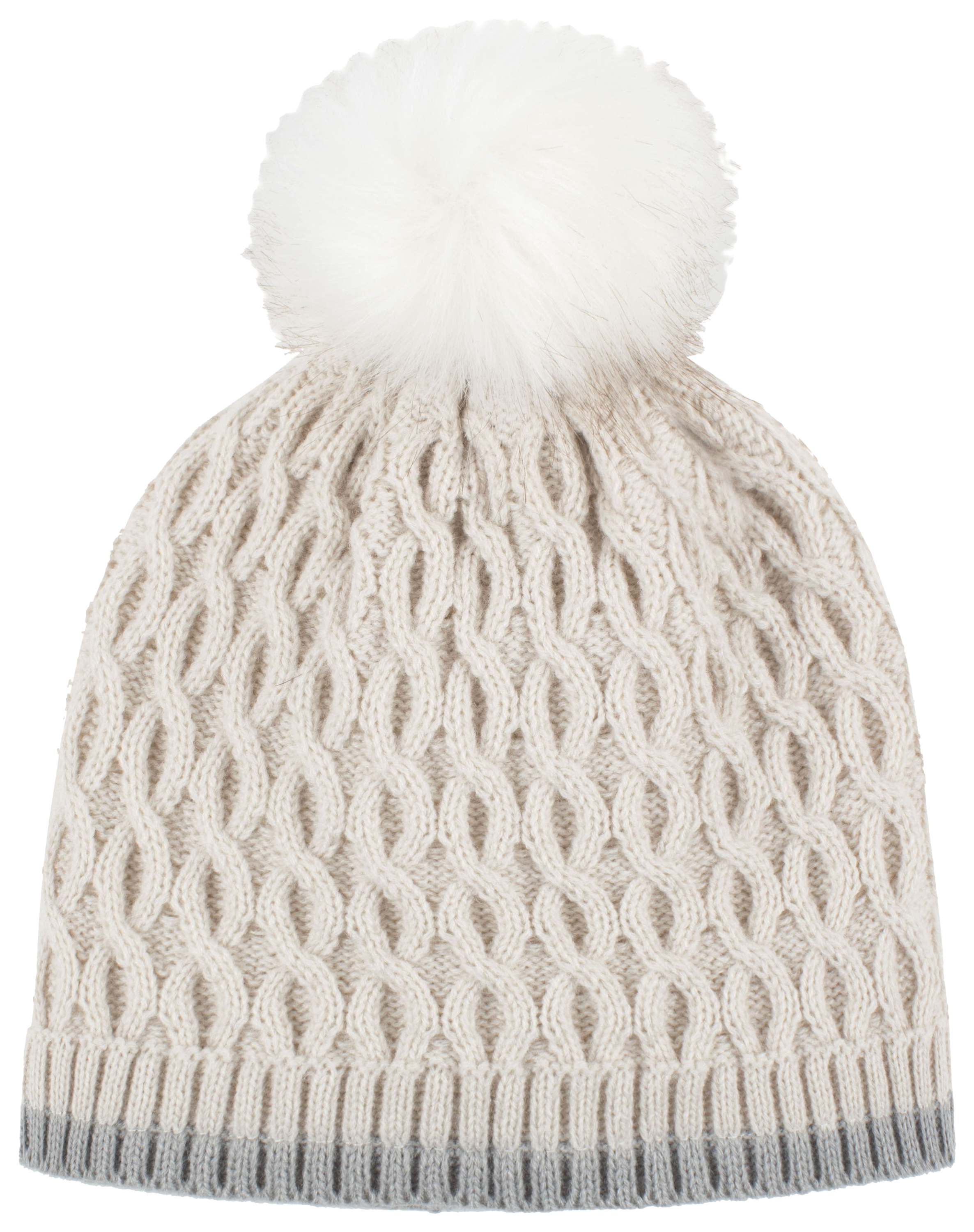 Image of Heat Holders Ice Palace Pom Beanie for Toddlers - Buttercream