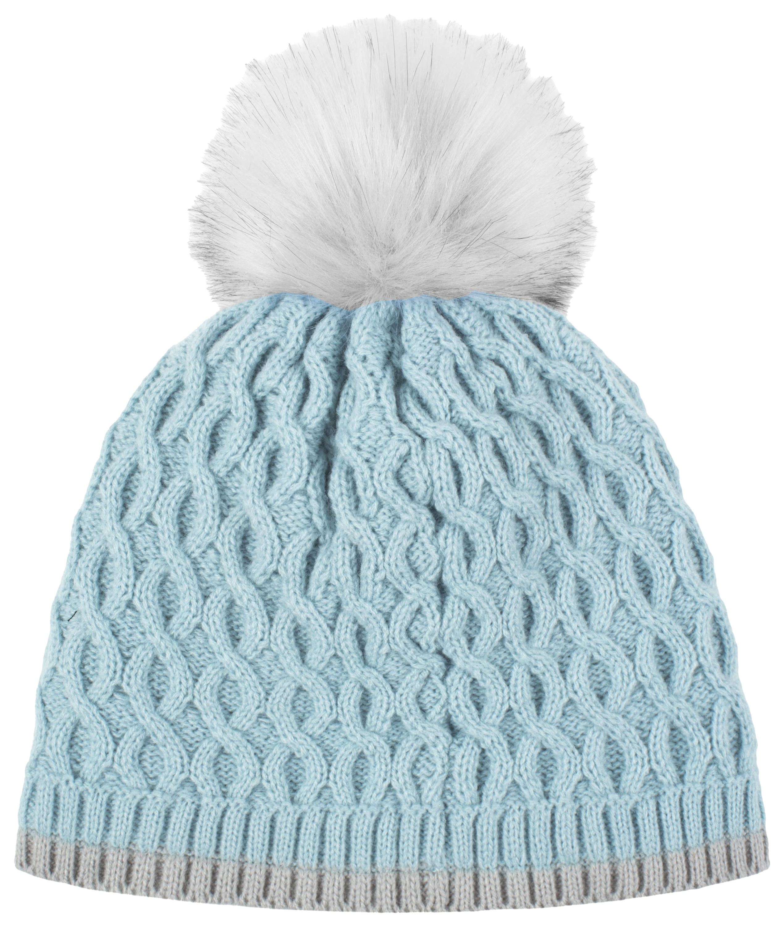 Image of Heat Holders Ice Palace Pom Beanie for Toddlers - Canal Blue