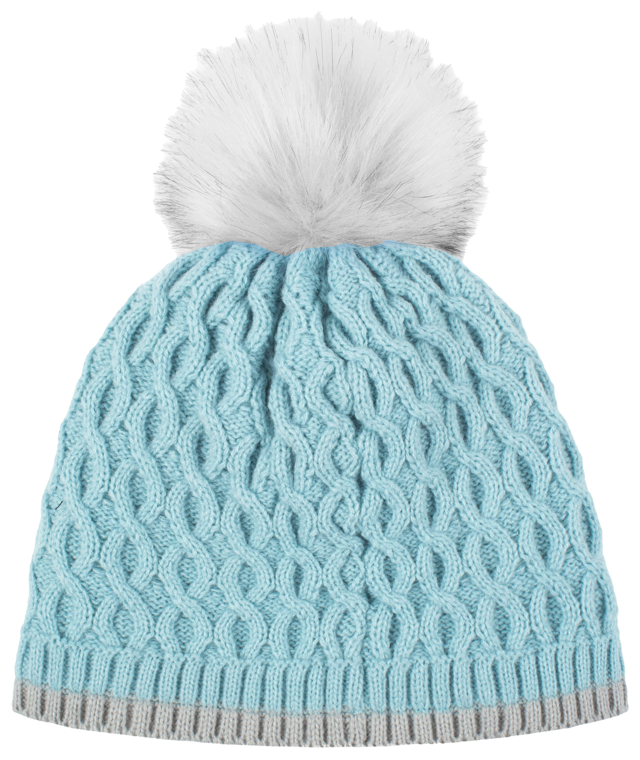 Image of Heat Holders Ice Palace Pom Beanie for Kids - Canal Blue