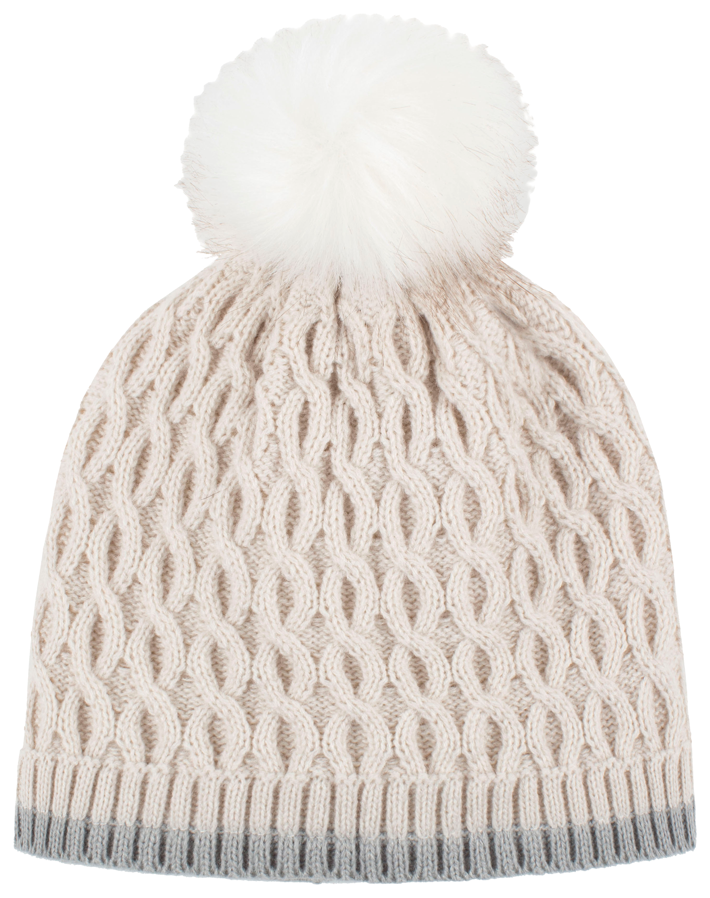 Image of Heat Holders Ice Palace Pom Beanie for Kids - Buttercream