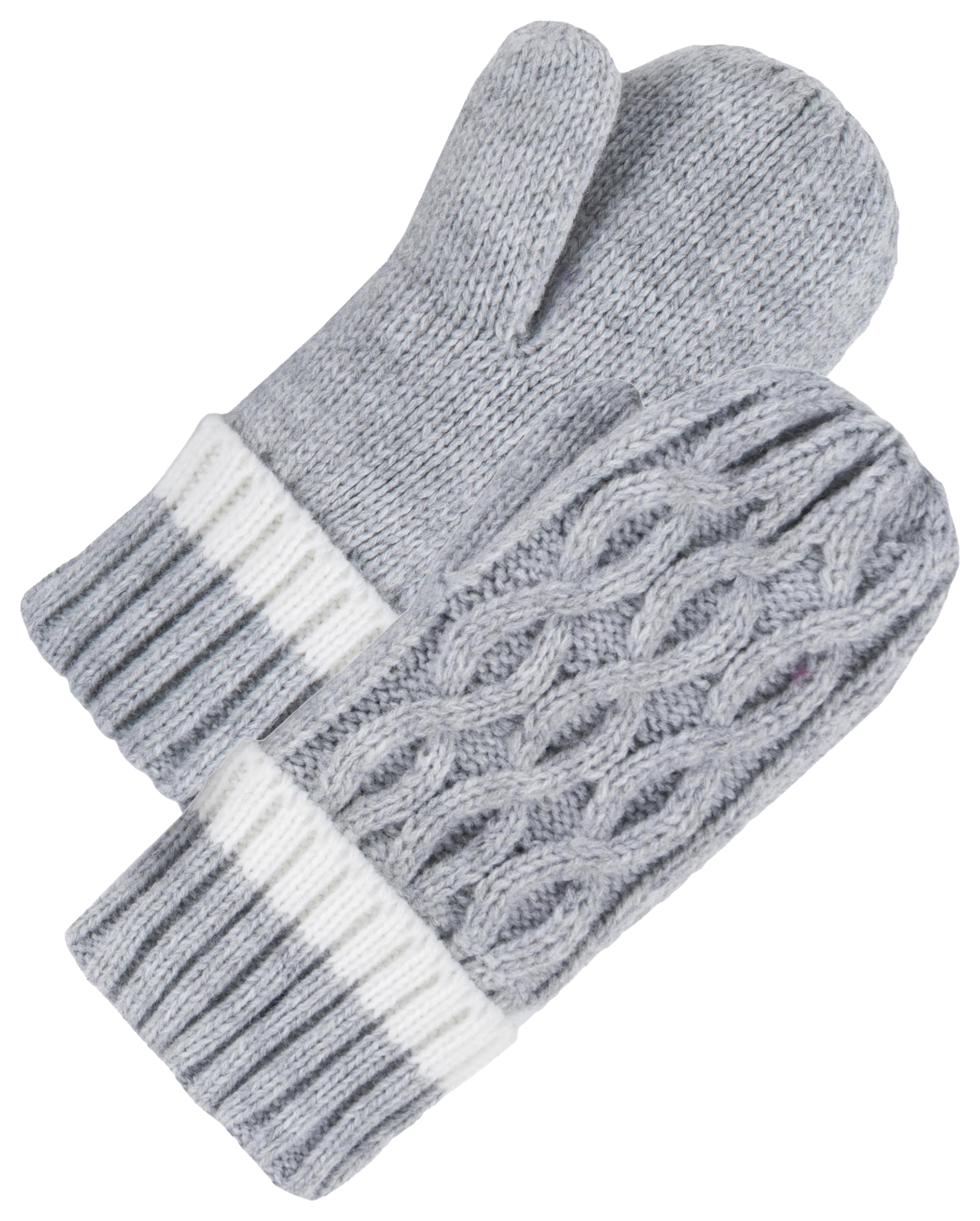 Image of Heat Holders Ice Palace Mittens for Toddlers - Cloud Grey