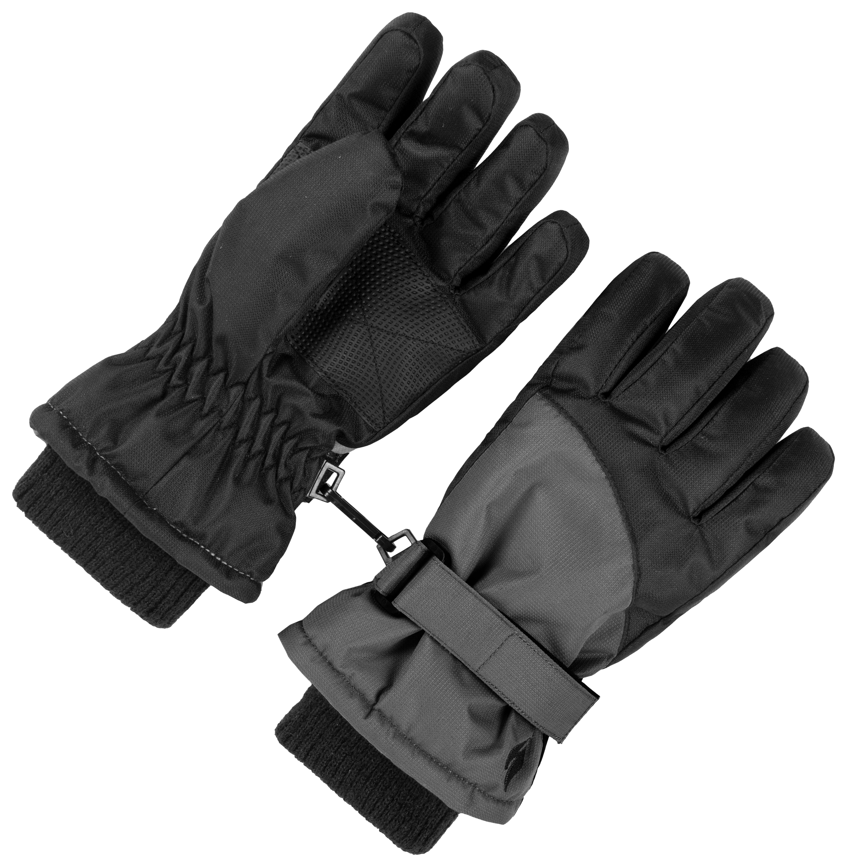 Image of Heat Holders Blizzard Comrade Gloves for Kids - Black/Charcoal - S/M
