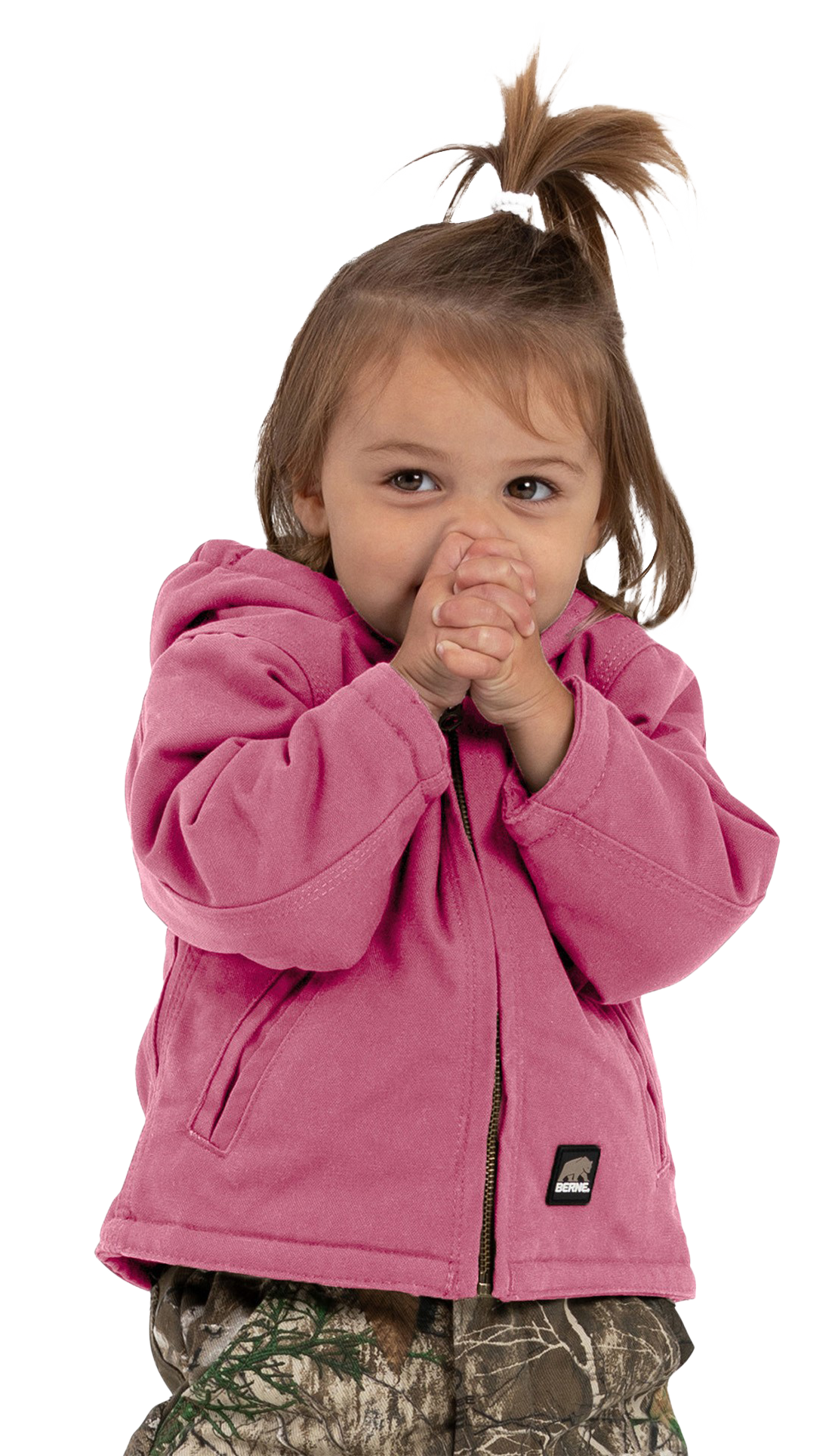 Image of Berne Softstone Hooded Coat for Babies - Desert Rose - 18 Months