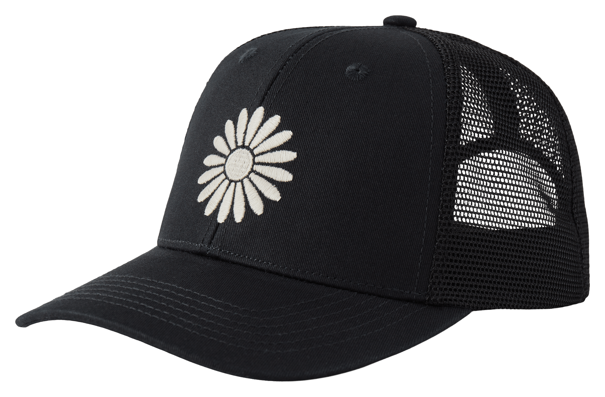Image of Life is Good Clean Daisy Trucker Cap