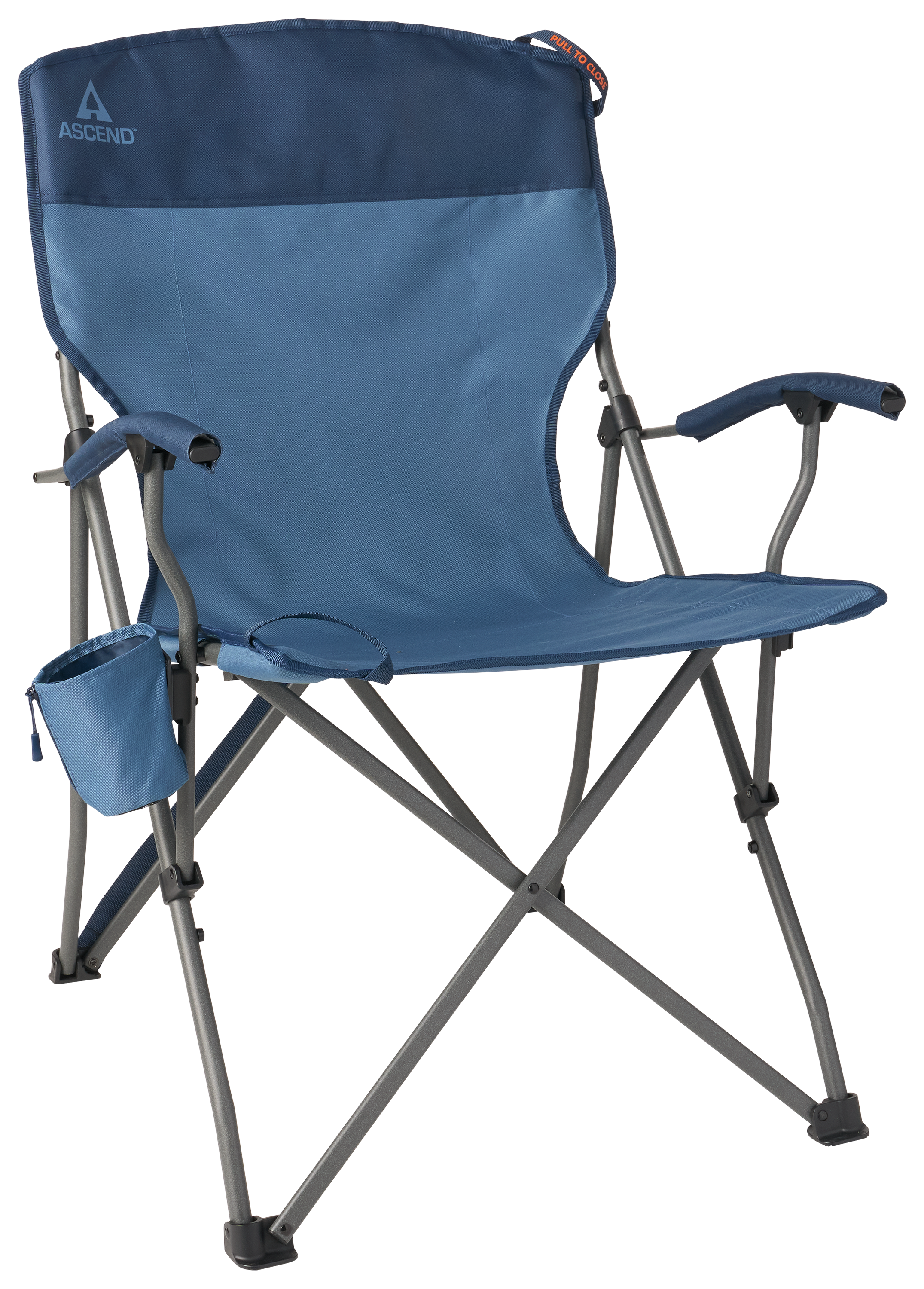 Image of Ascend Hard Arm Folding Camp Chair - Bering Sea