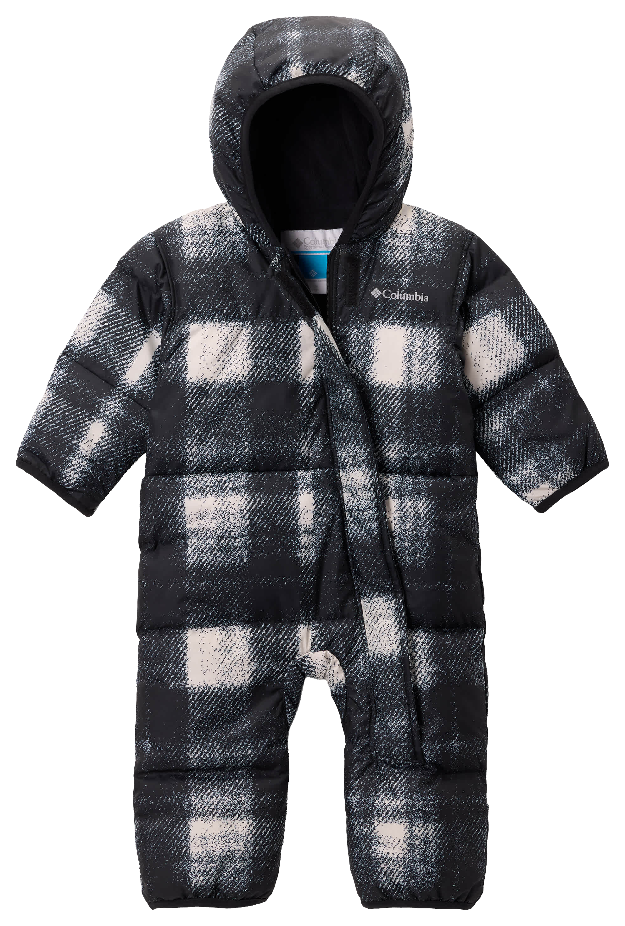 Image of Columbia Snuggly Bunny II Bunting for Babies - Chalk Omblur Tonal/Black - 0-3 Months