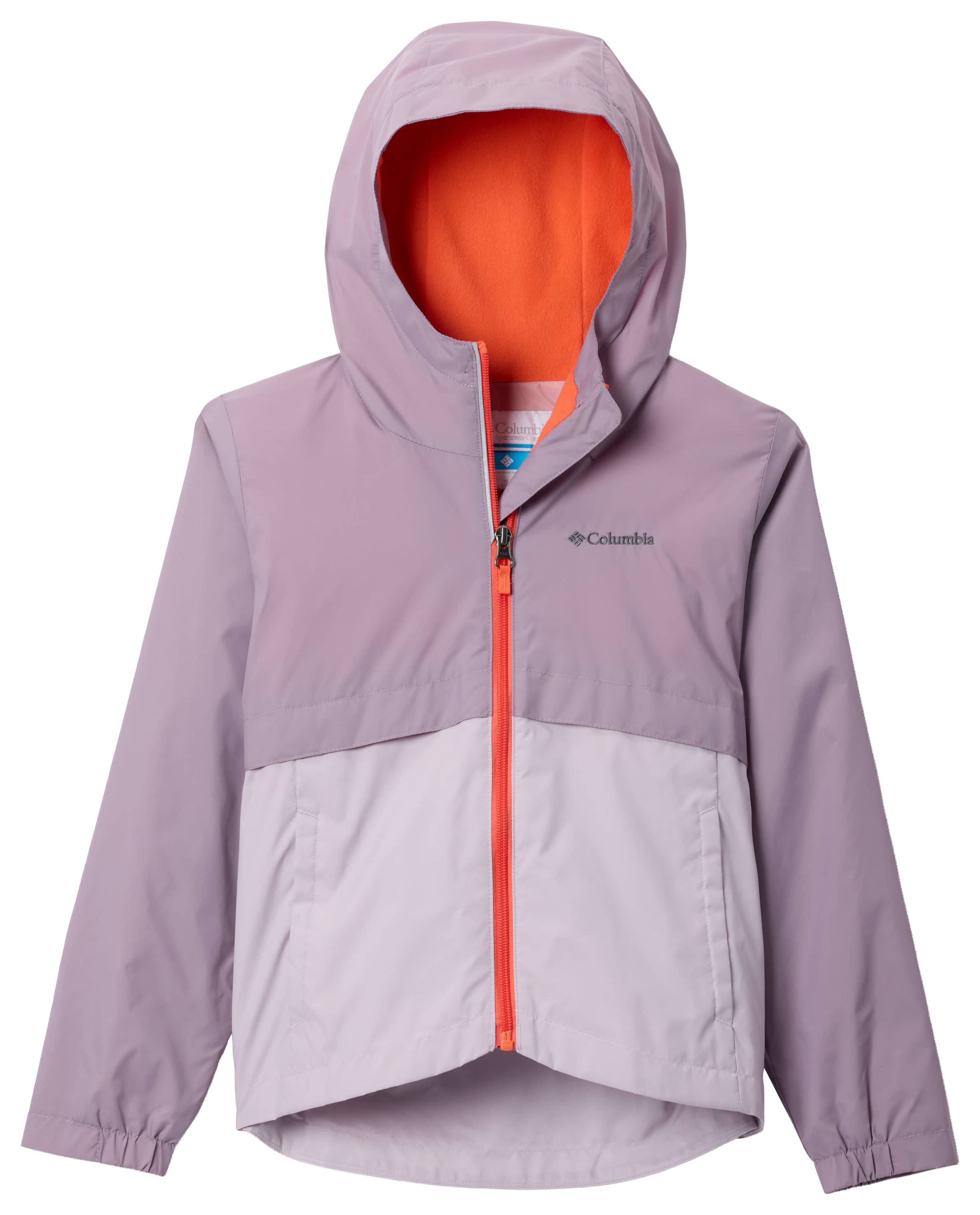 Image of Columbia Rain-Zilla II Jacket for Kids - Shale Purple/Lavender Pearl - XL