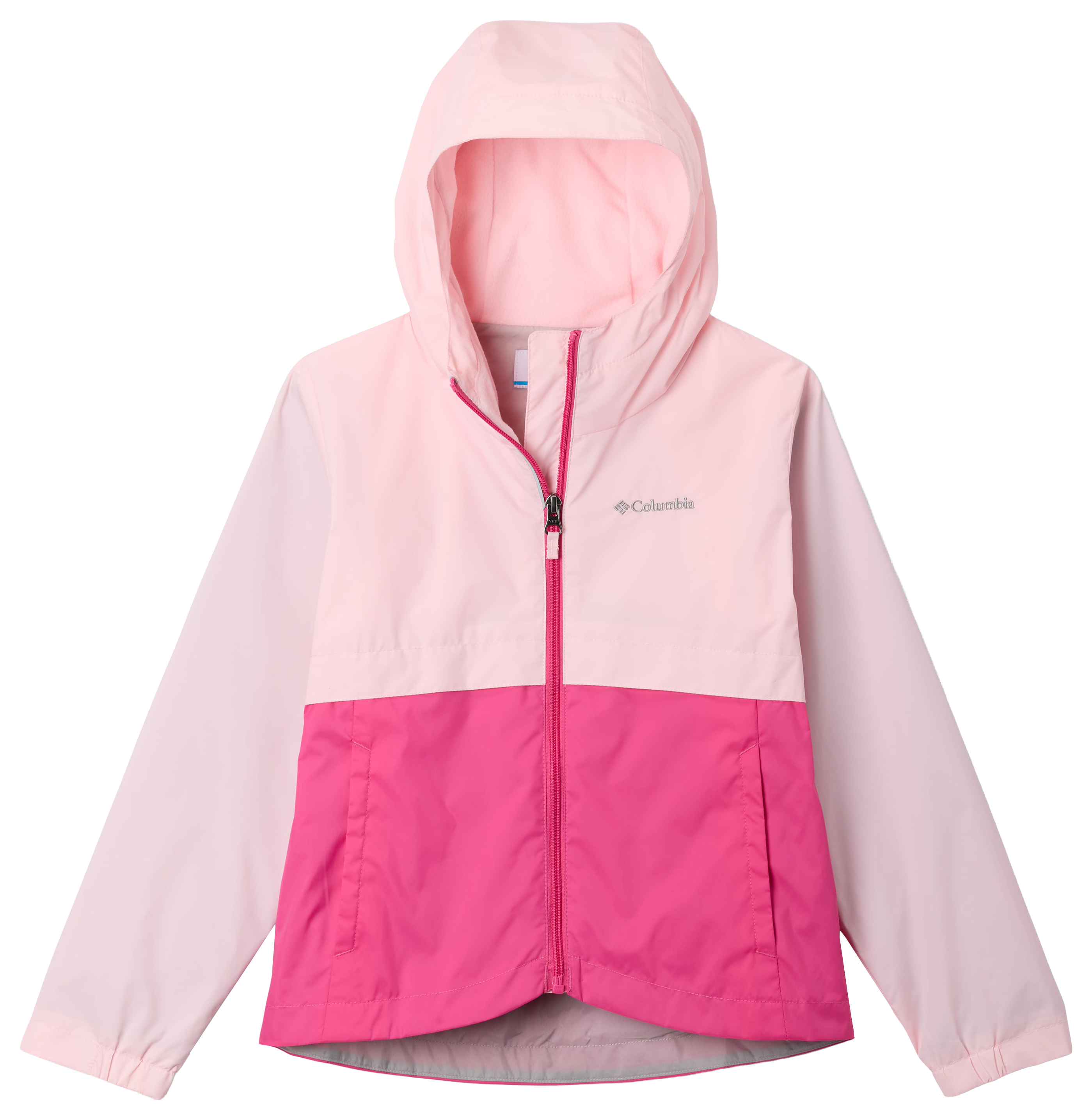 Image of Columbia Rain-Zilla II Jacket for Kids - Satin Pink/Pink Ice - XL