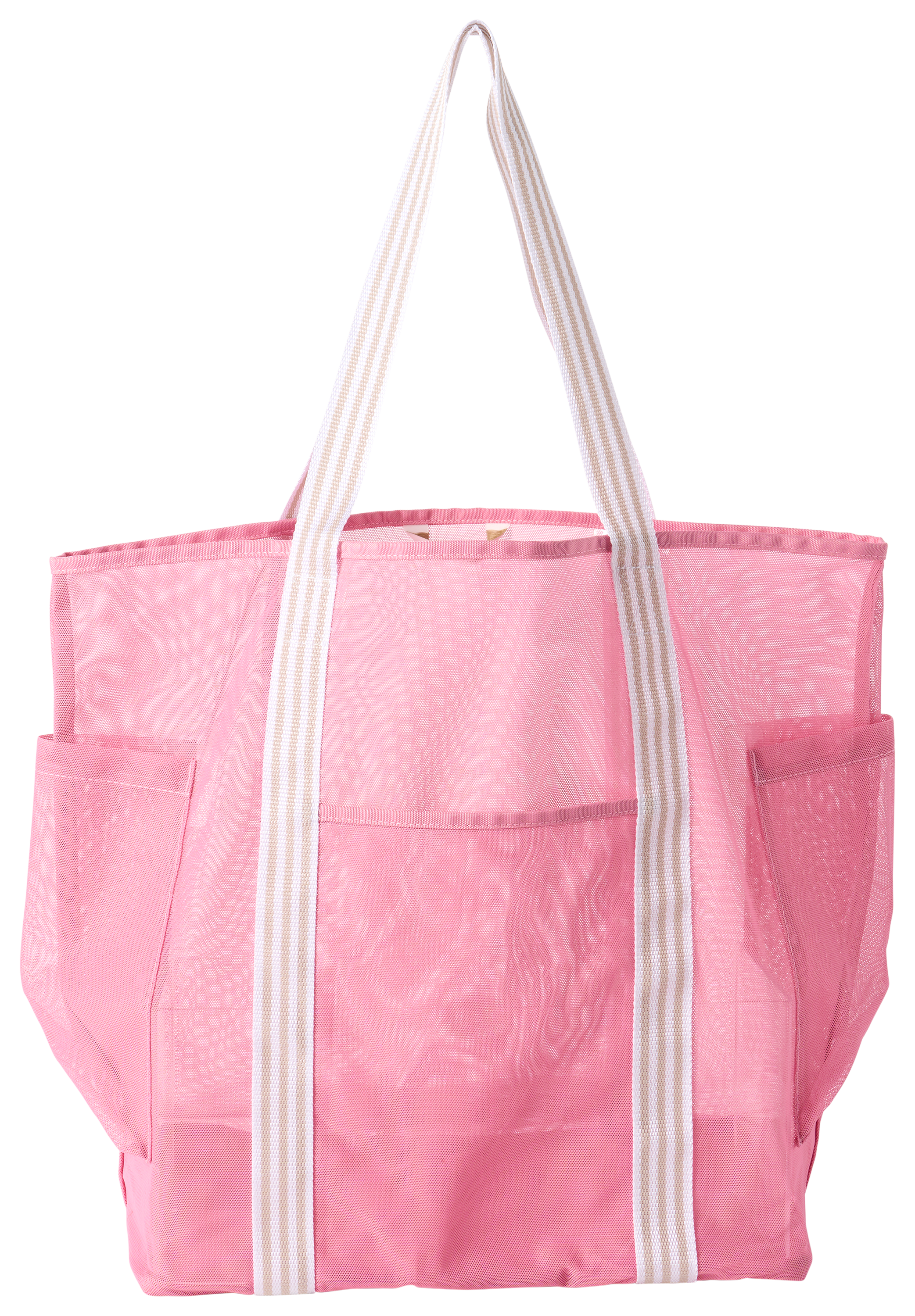Image of Natural Reflections Mesh Tote Bag - Cashmere Rose