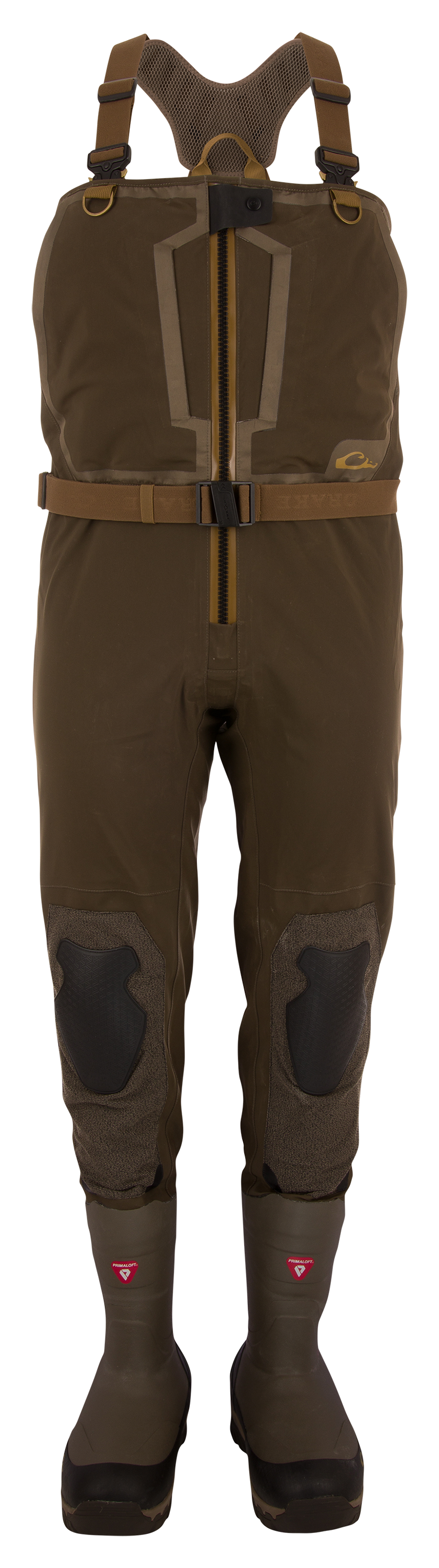 Image of Drake Waterfowl BMF1600 Kevlar Hunting Waders for Men - Green Timber - L - Regular - 13