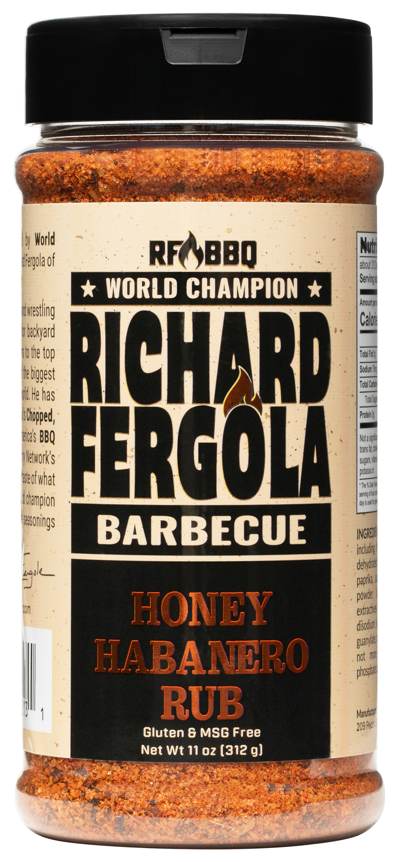 Image of Richard Fergola BBQ Honey Habanero Rub