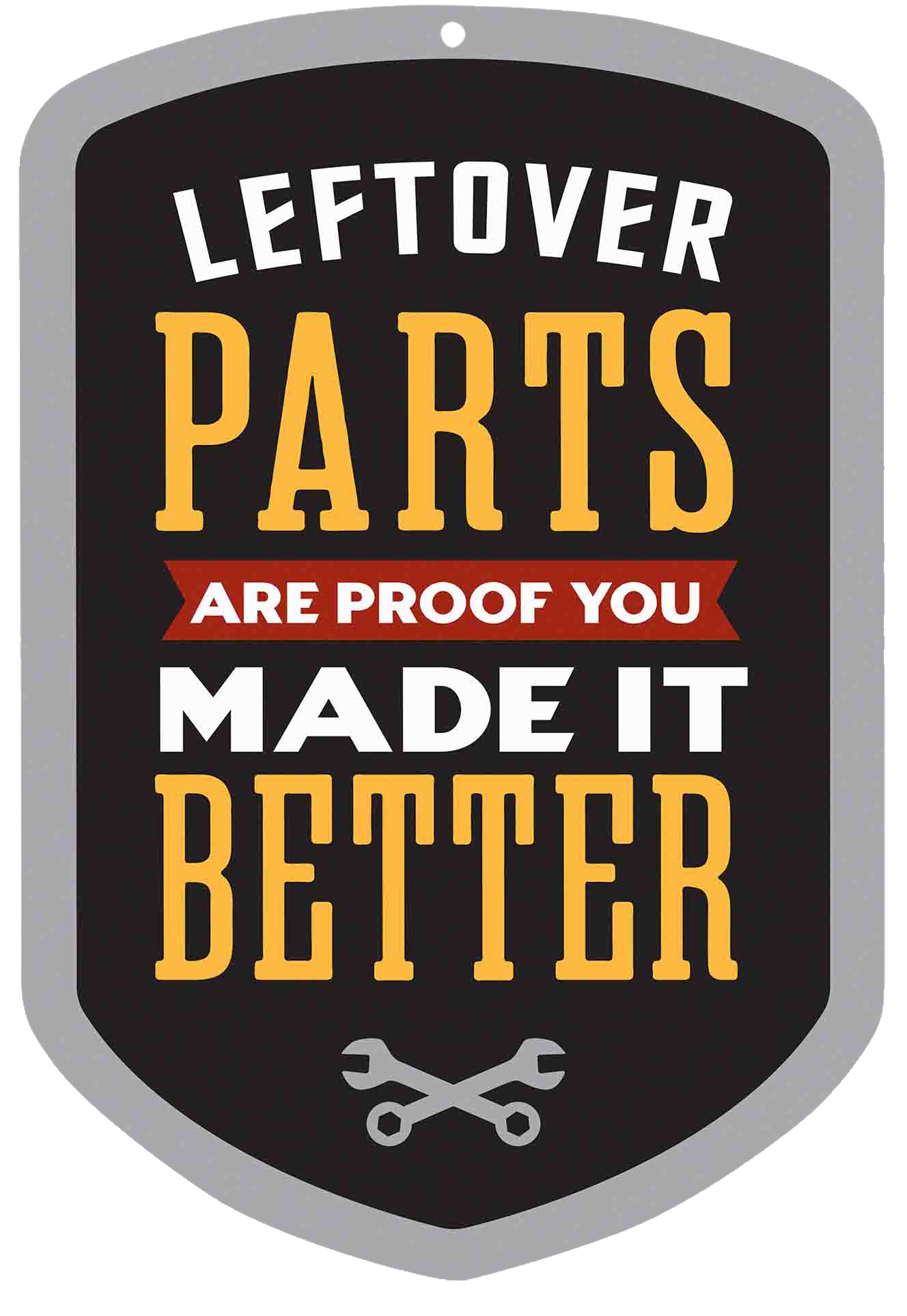 Image of Open Road Brands Leftover Parts Metal Sign
