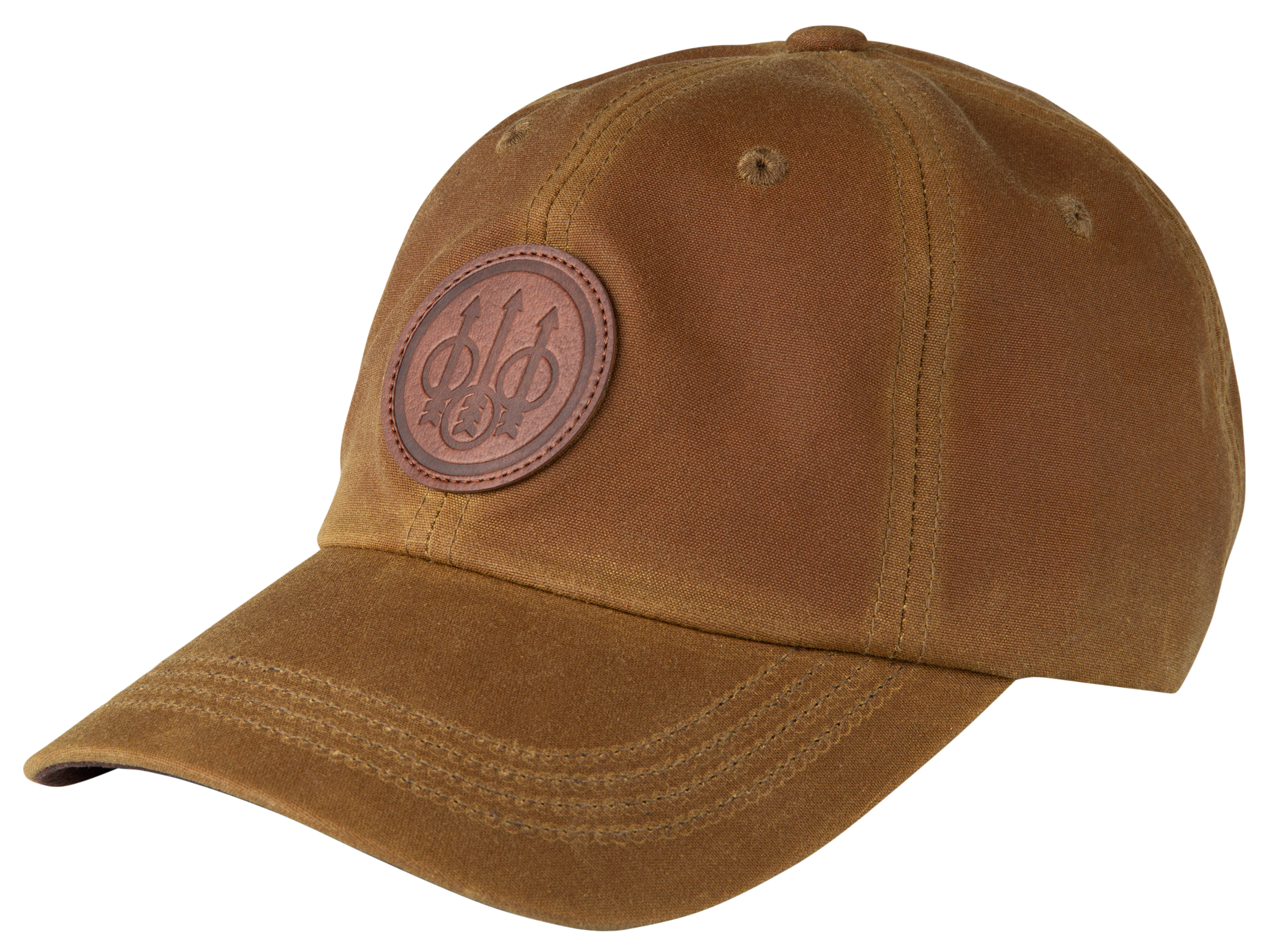 Image of Beretta Patch Waxed-Cotton Baseball Cap - Sandstone
