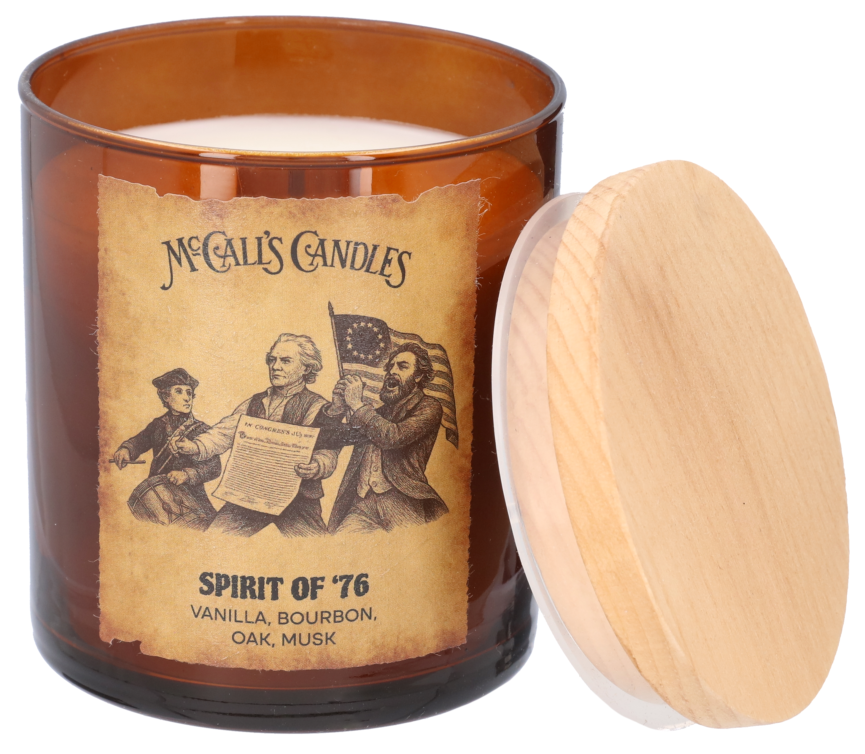 Image of McCall's Candles American Patriot Scented Candle - Spirit of 76