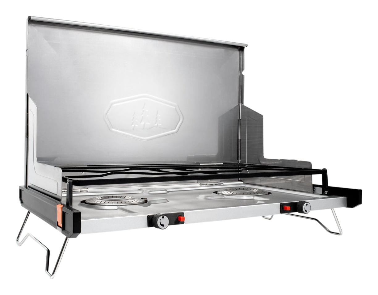 Image of GSI Outdoors Pinnacle Pro 2-Burner Camping Stove