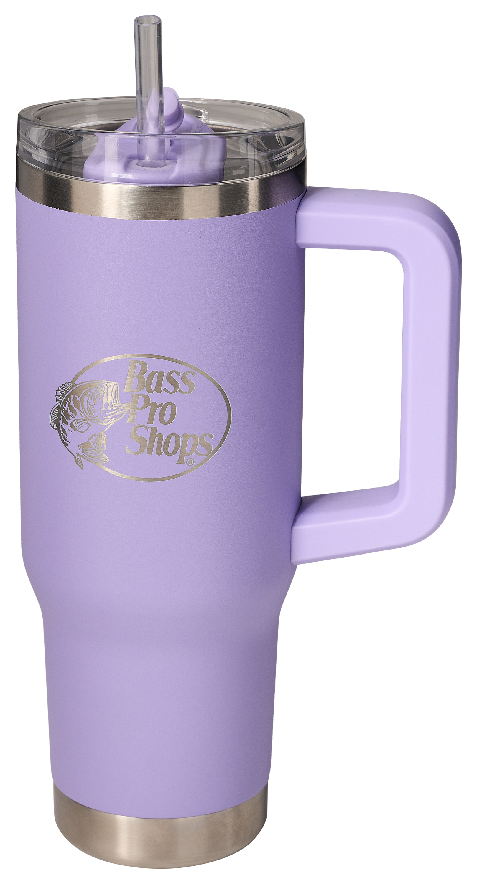 Image of Bass Pro Shops 30-oz. Mug with Slider Lid and Straw - Lavender