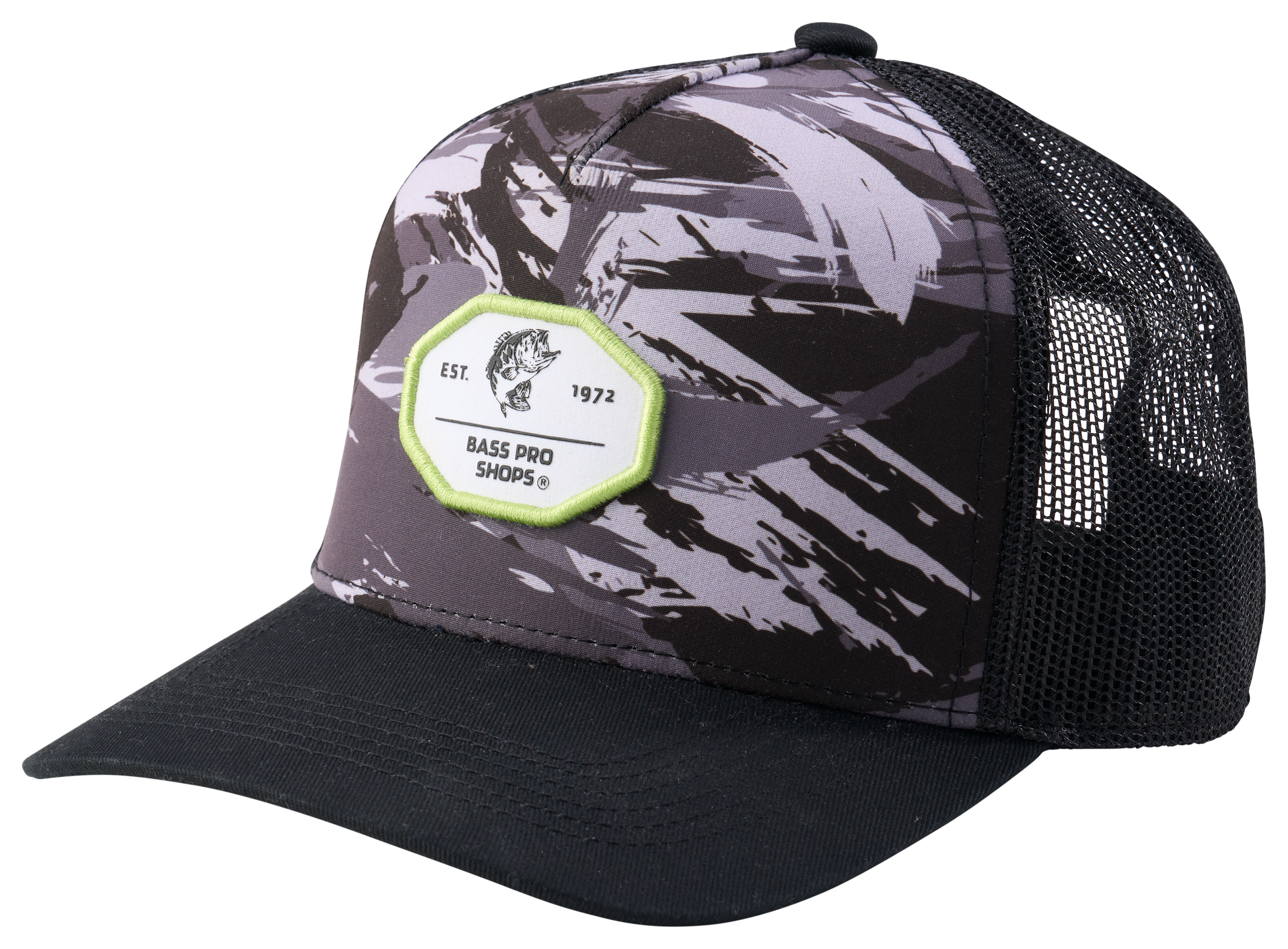 Image of Bass Pro Shops Performance Snapback Cap for Kids - Black