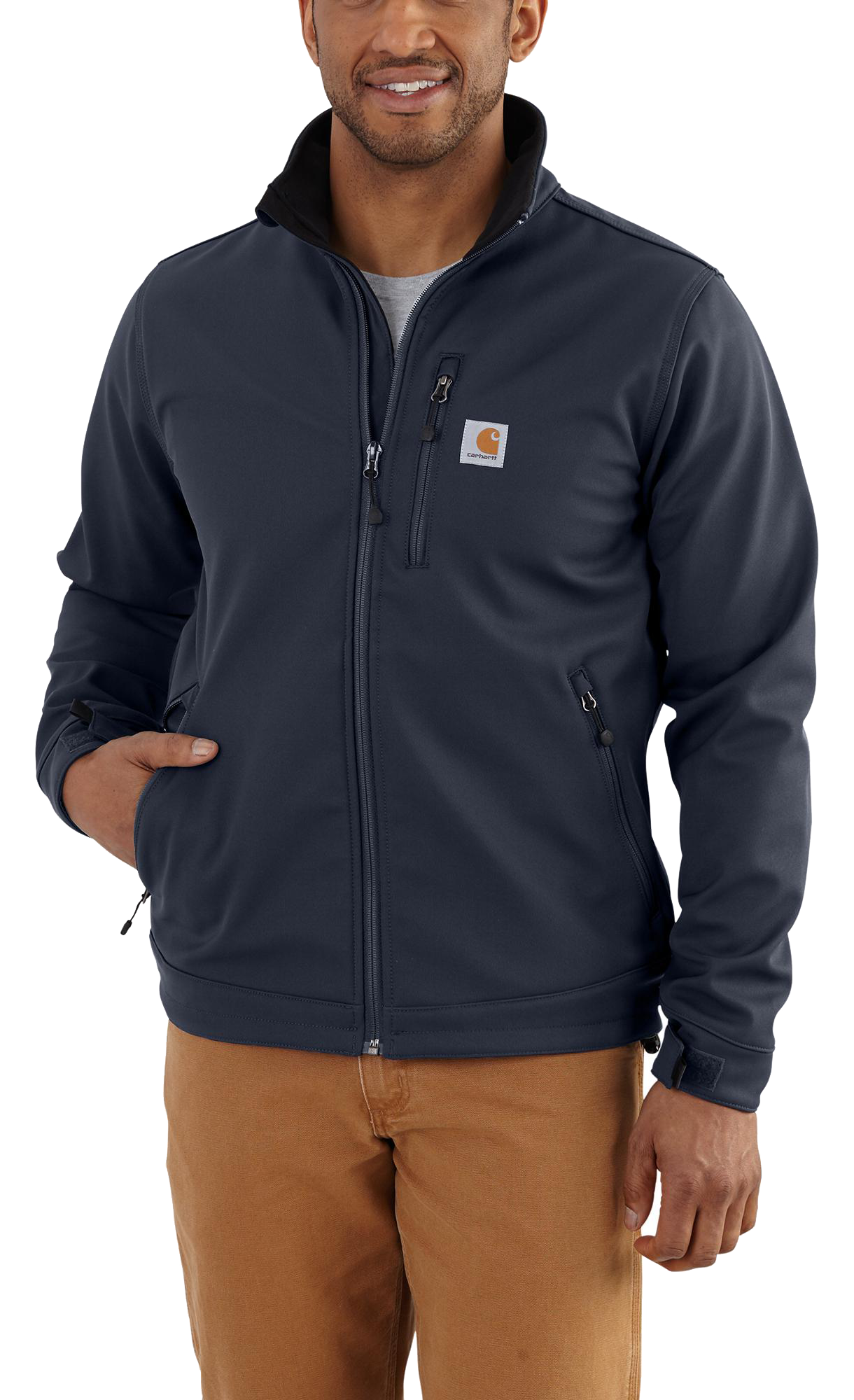 Image of Carhartt Crowley Jacket for Men - Navy - 3XL