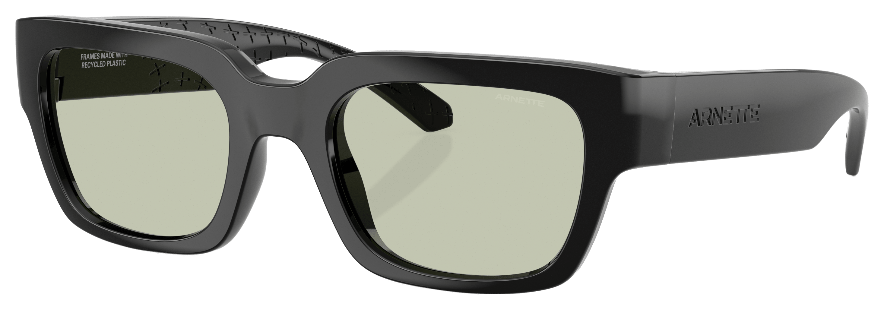 Image of Arnette Myndegap AN4354 Sunglasses - Black/Light Green - XX-Large