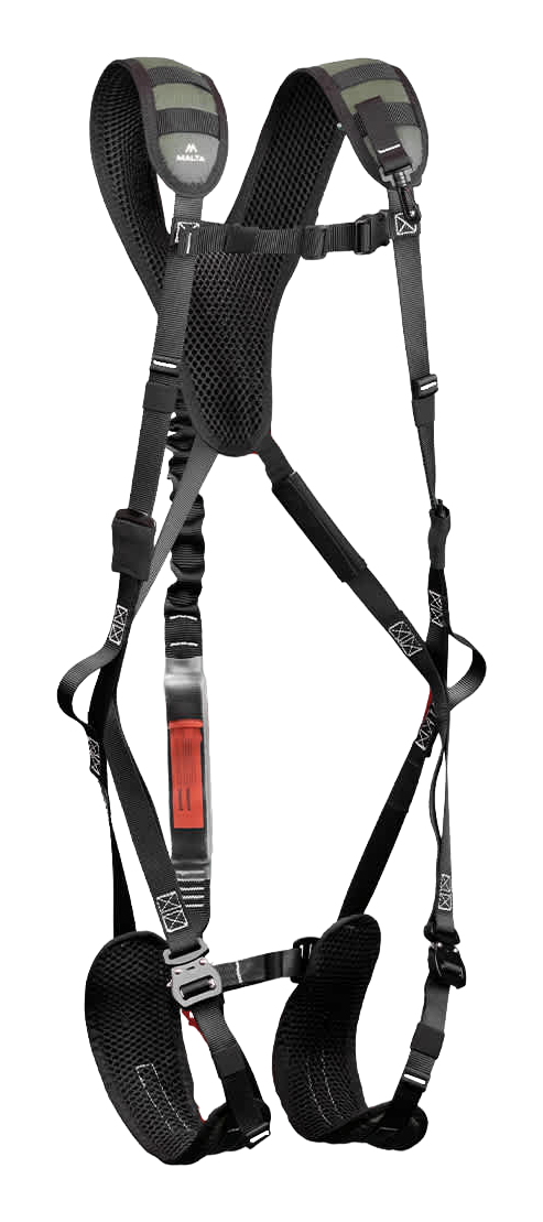 Image of Malta Hunting Safety Ultralight Harness Kit - Field Green - S-M