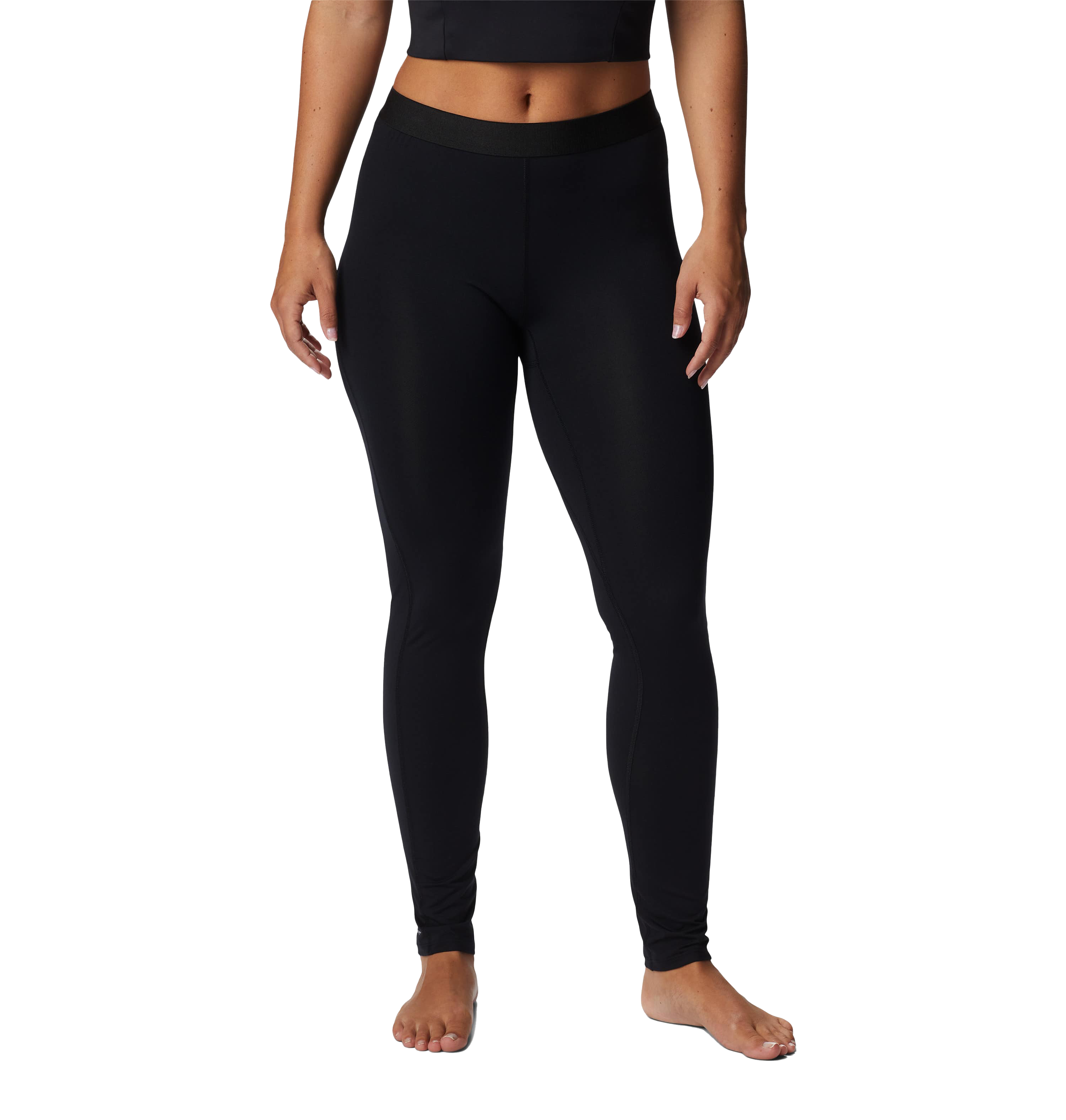 Image of Columbia Omni-Heat Midweight Base-Layer Tights - Black