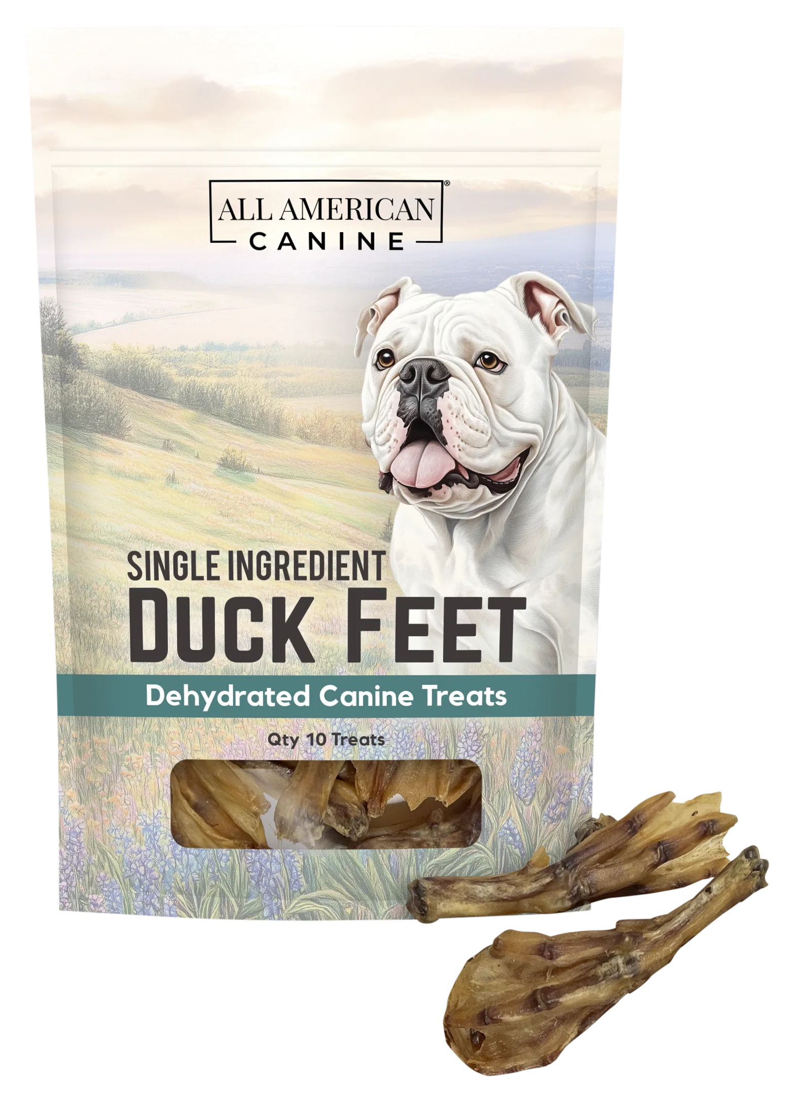 Image of All American Canine Dehydrated Duck Feet