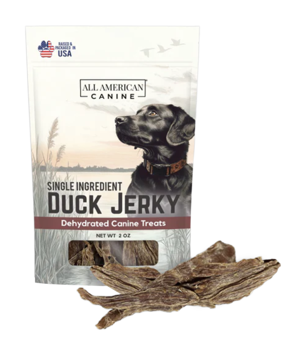 Image of All American Canine Duck Jerky Dog Treats - 2 oz.