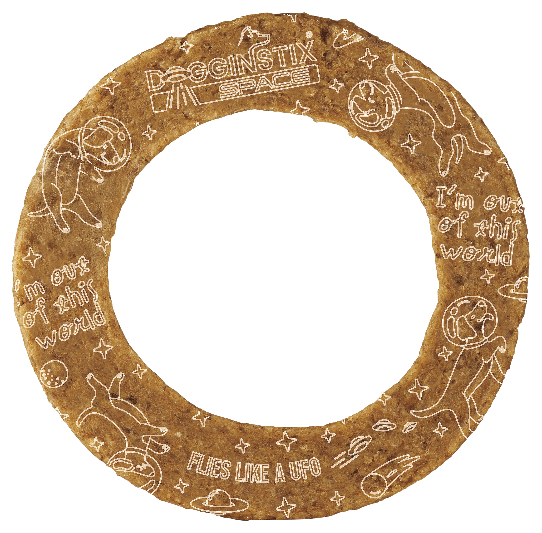 Image of DogginStix Lamb Collagen Cosmic Donut for Dogs