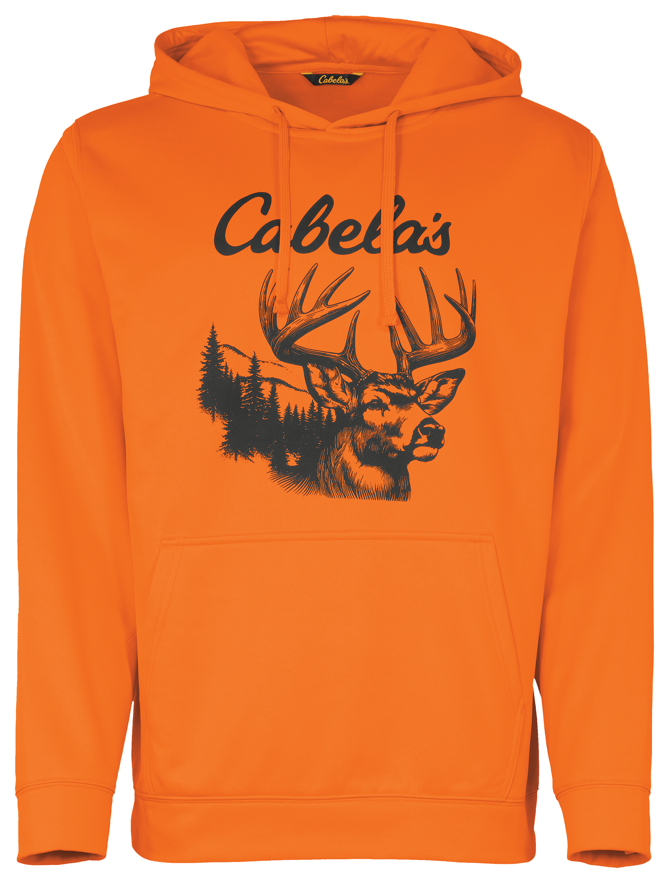 Image of Cabela's Deer Graphic Hoodie - Blaze Orange