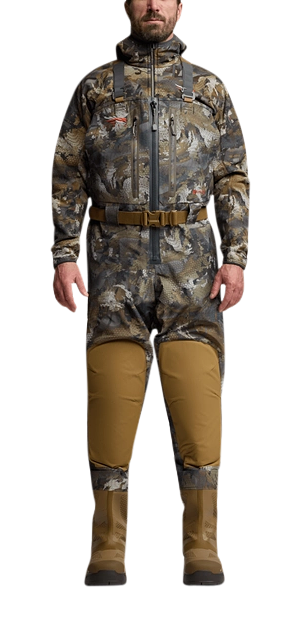 Image of SITKA Delta VentLite Zip GTX Hunting Waders for Men - Optifade Timber