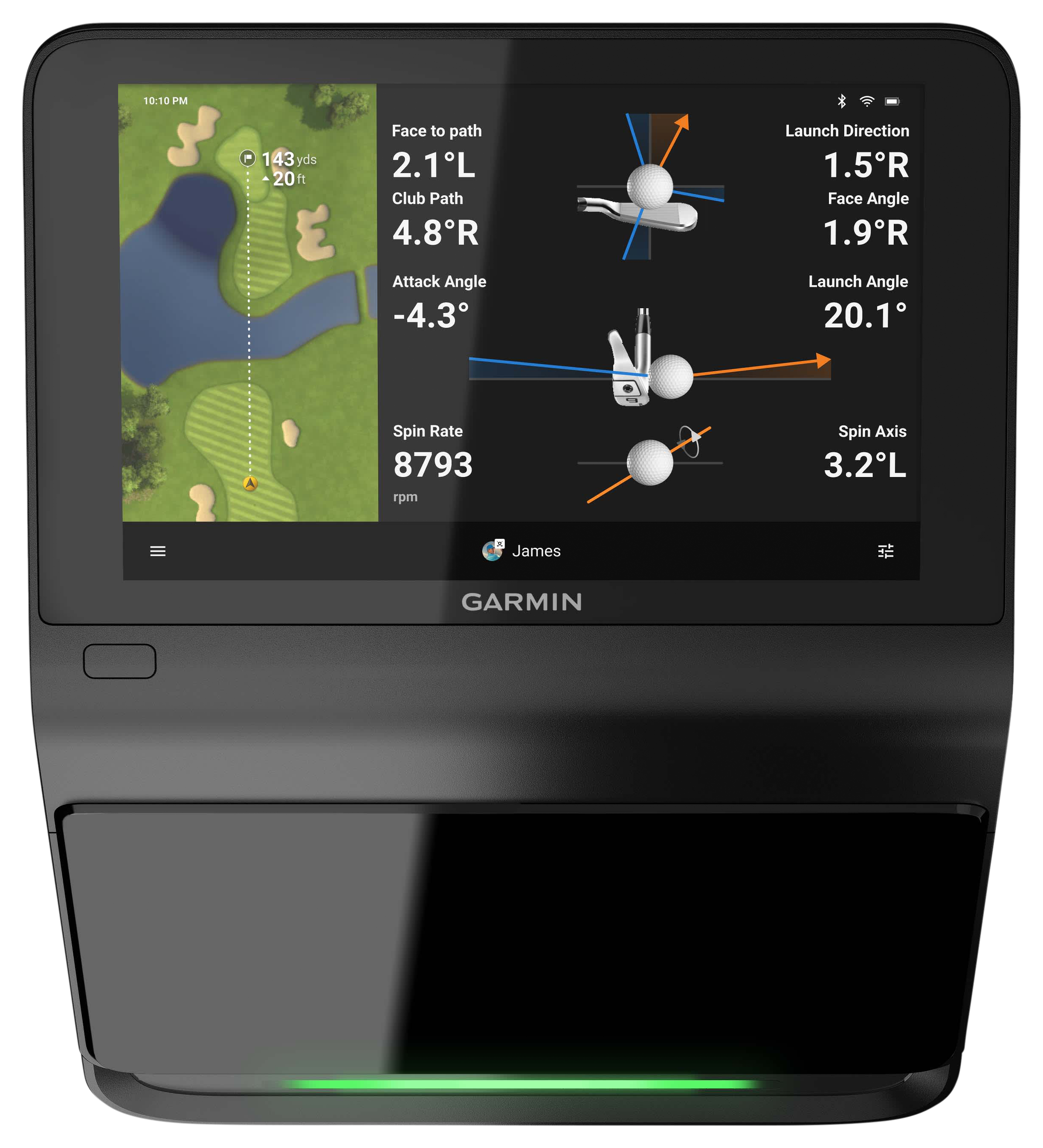 Image of Garmin Approach R50 Golf Launch Monitor and Simulator