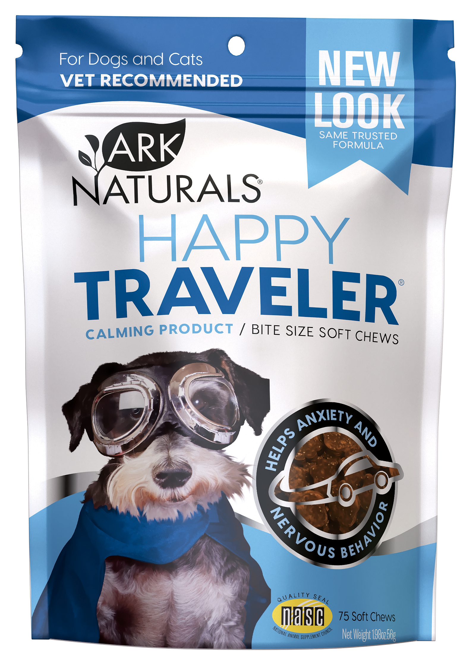 Image of Ark Naturals Happy Traveler Calming Soft Chews