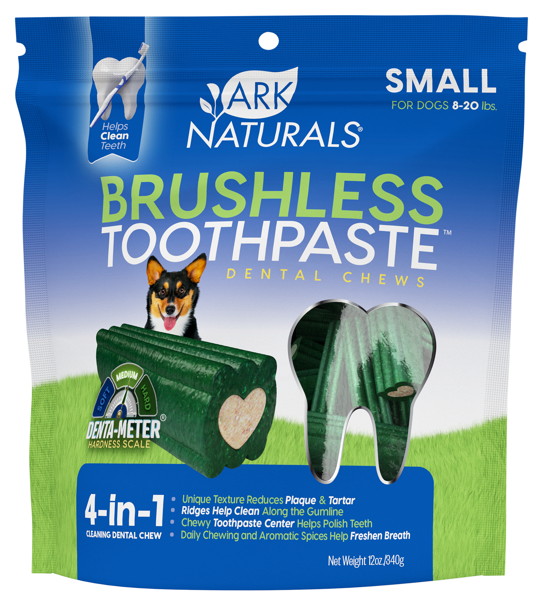 Image of Ark Naturals Brushless Toothpaste Dental Chews for Small Dogs - 12 oz.