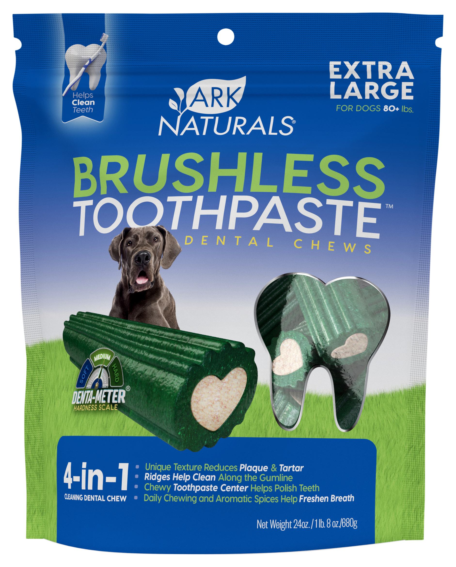Image of Ark Naturals Extra Large Brushless Toothpaste Dental Chews for Dogs