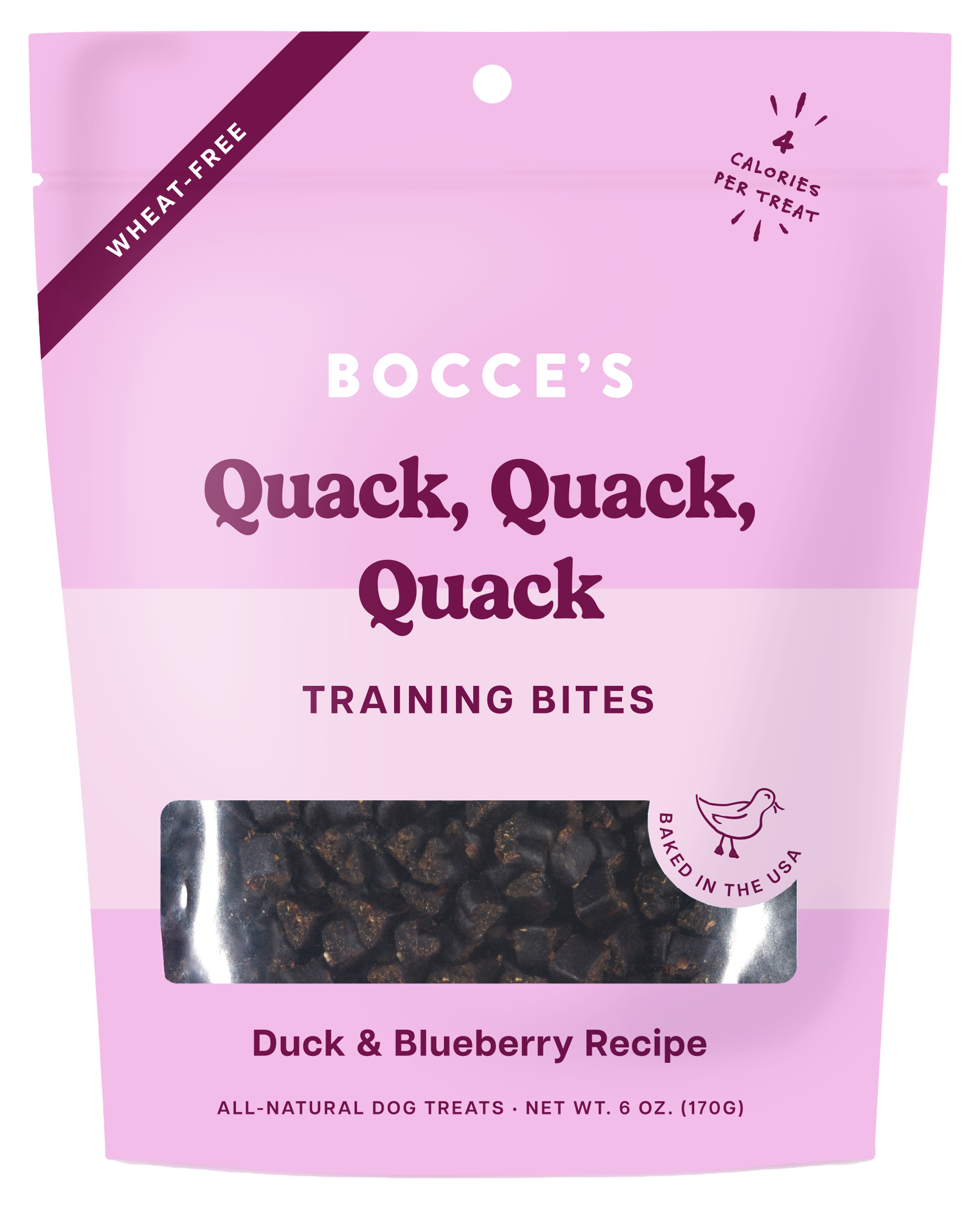 Image of Bocce's Quack Quack Quack Training Bites Dog Treats