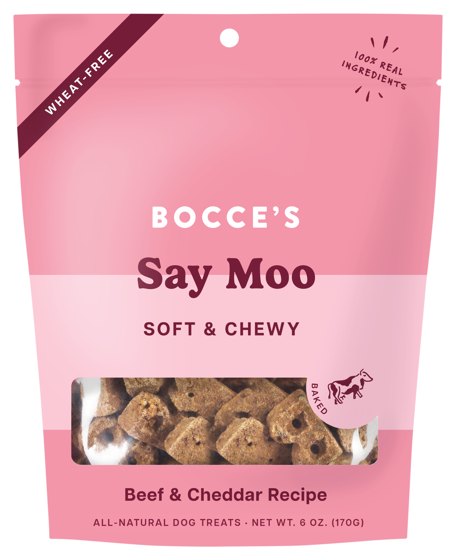 Image of Bocce's Say Moo Soft and Chewy Dog Treats