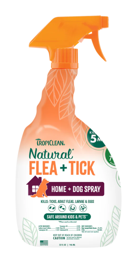 Image of TropiClean Natural Flea and Tick Home and Dog Spray