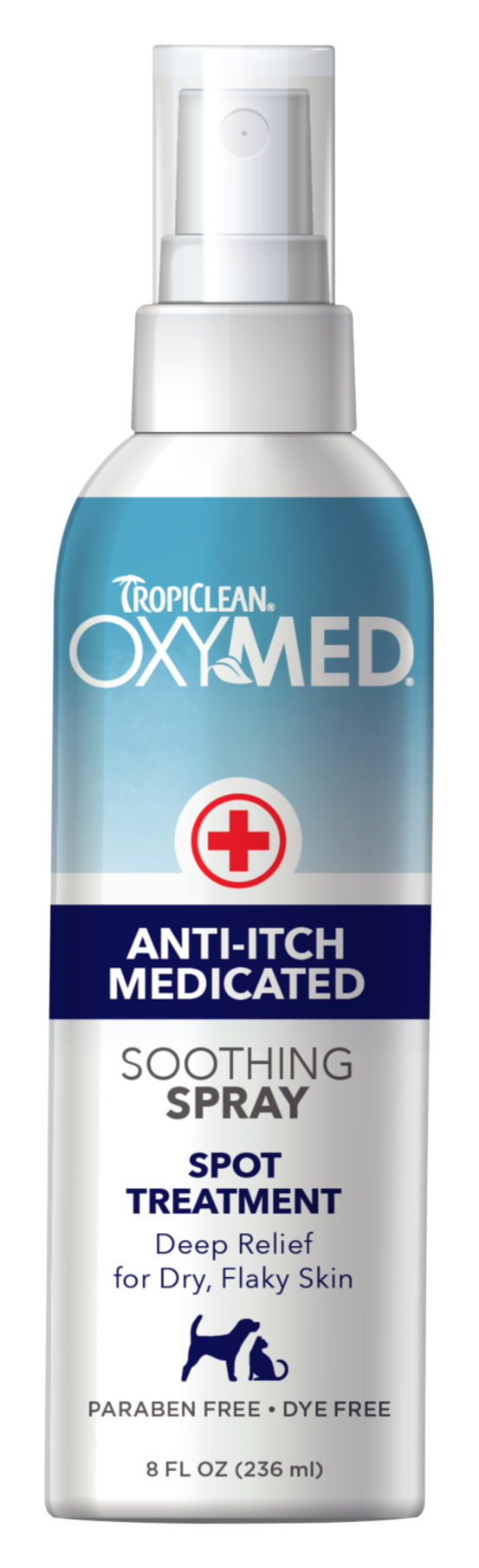 Image of TropiClean OxyMed Anit-Itch Medicated Spray for Dogs and Cats