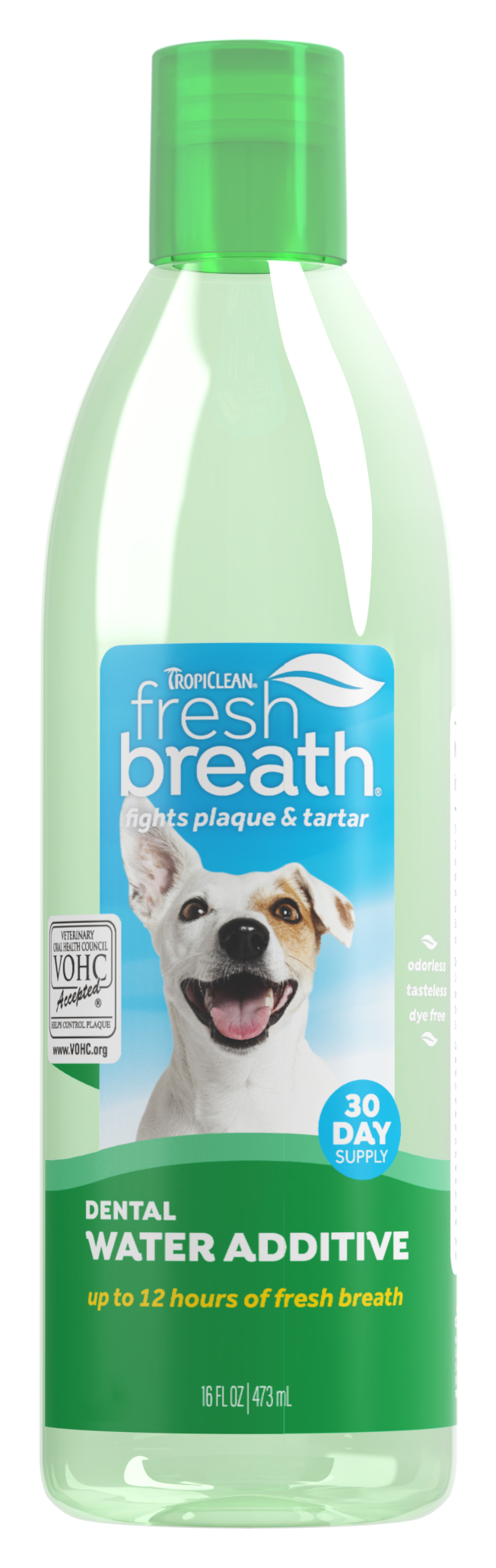 Image of TropiClean Fresh Breath Dental Water Additive for Pets - 16 oz.