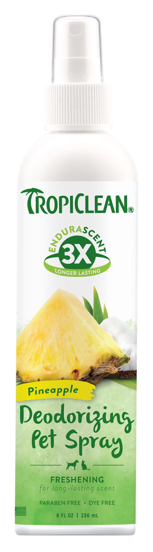 Image of TropiClean Deodorizing Spray for Pets - Pineapple