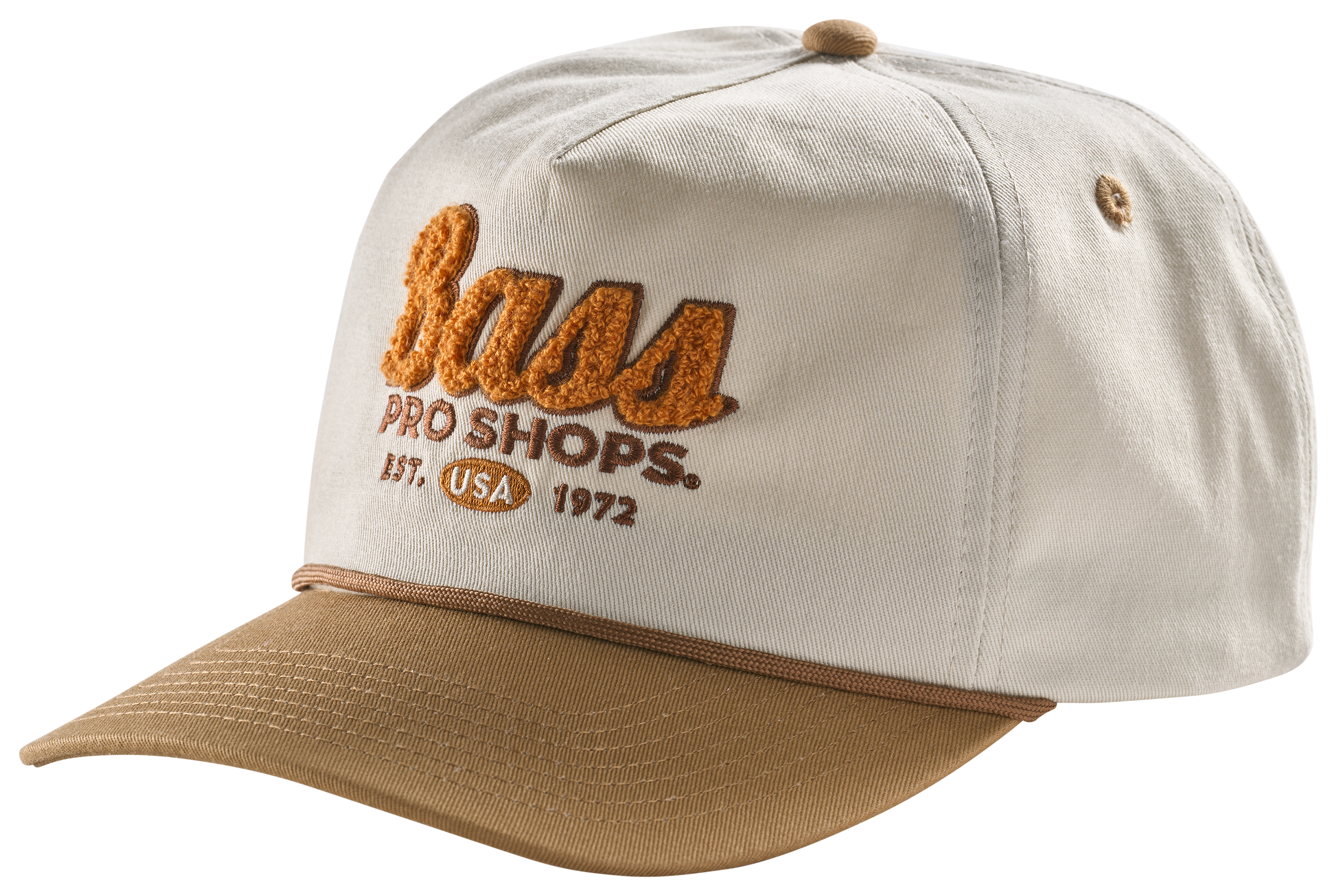 Image of Bass Pro Shops Chenille Patch Cap - Putty/Gold